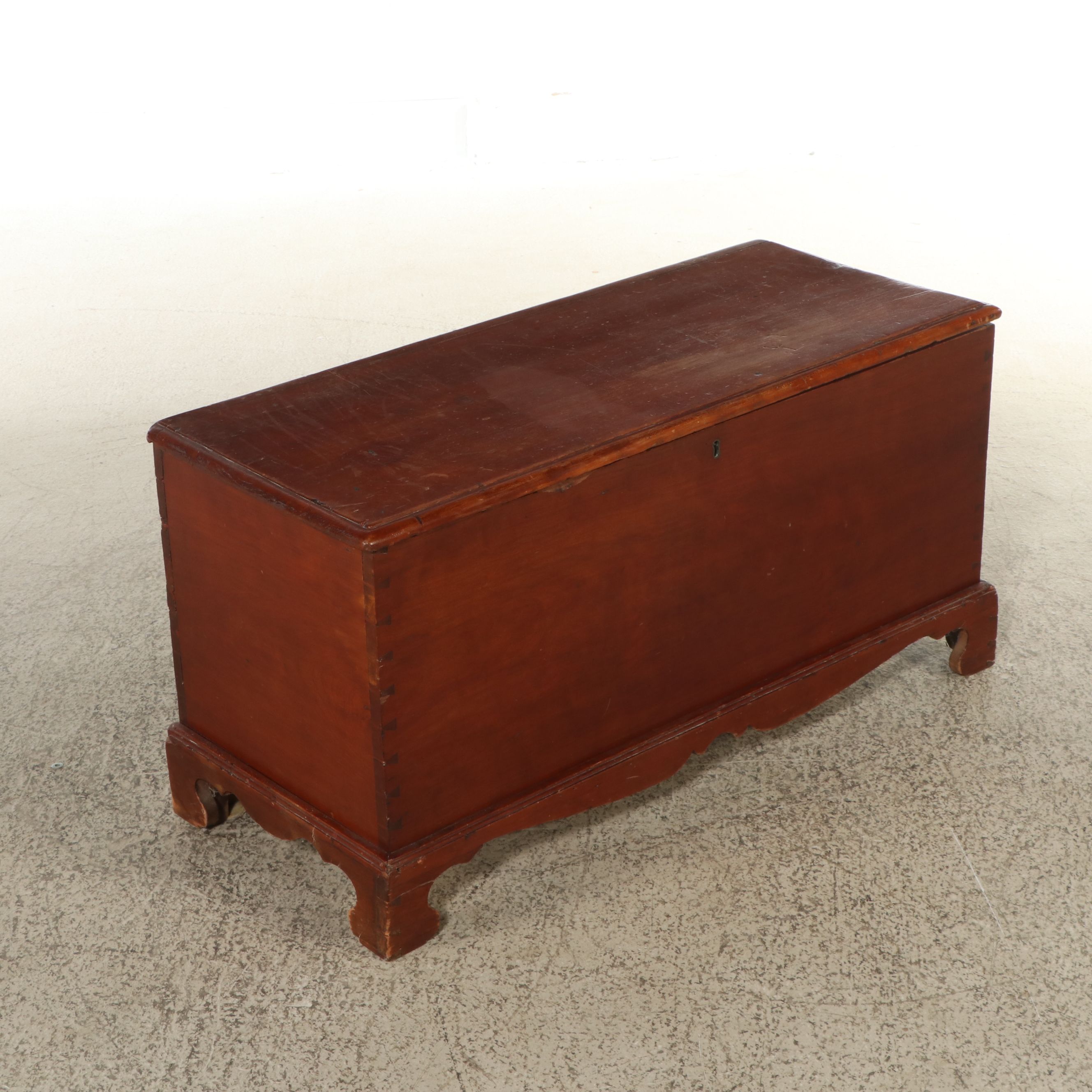 American Primitive Cherry Blanket Chest