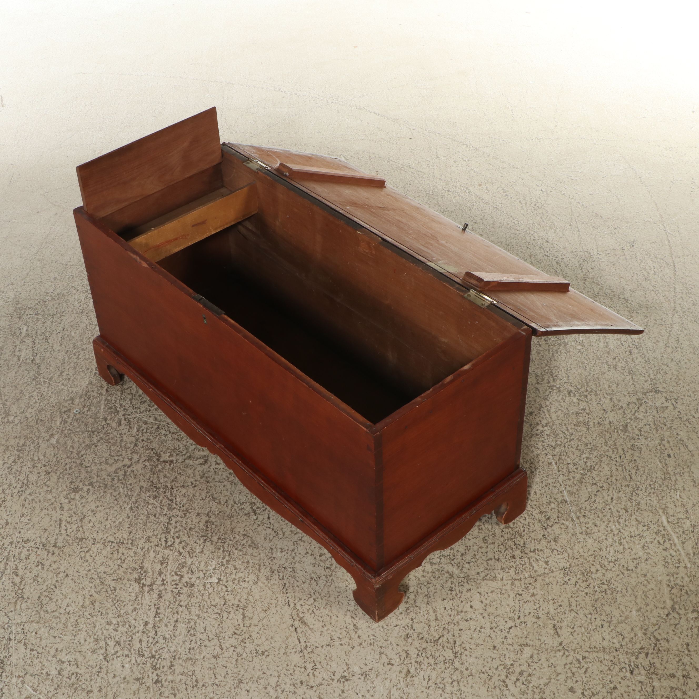 American Primitive Cherry Blanket Chest