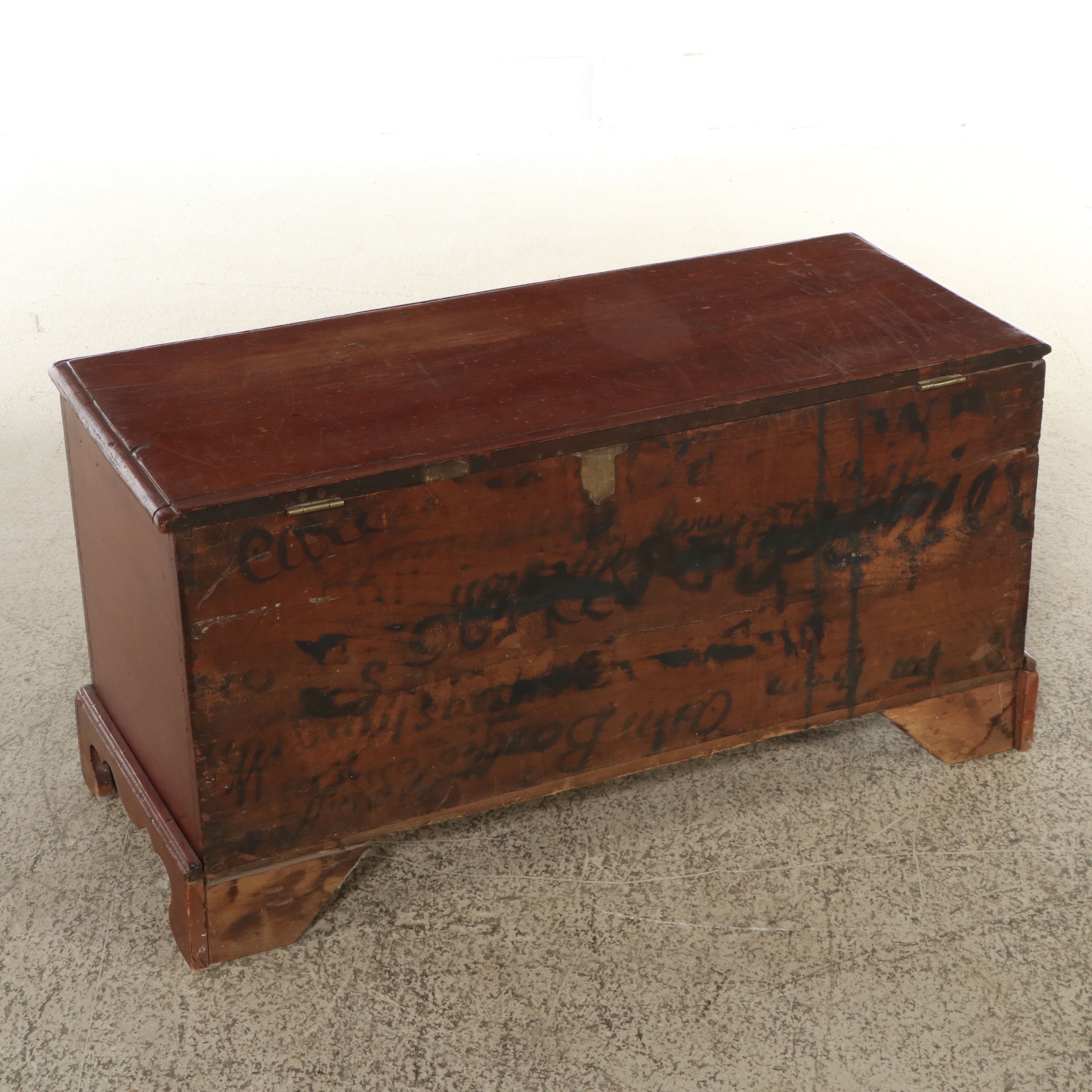 American Primitive Cherry Blanket Chest