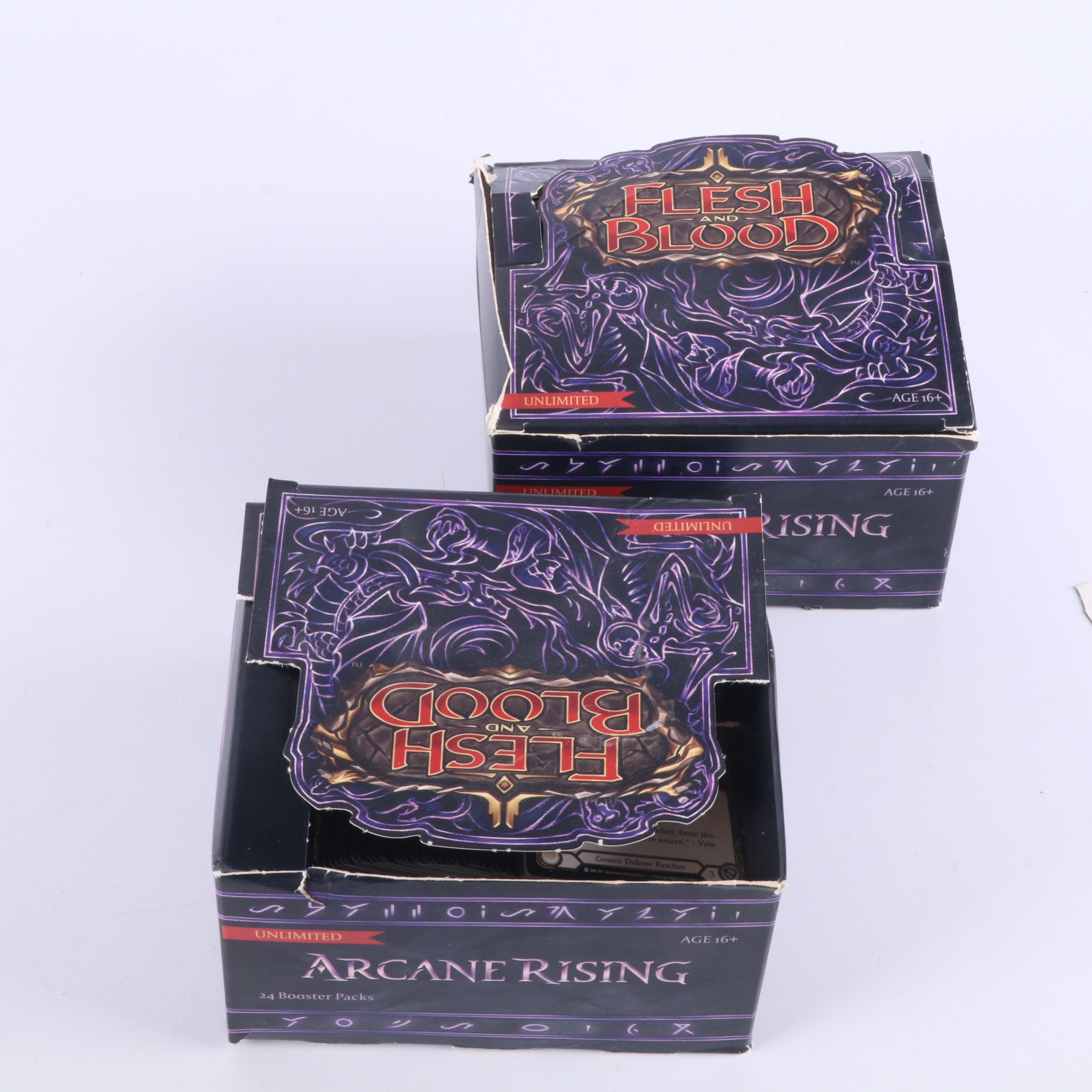 Large Collection of "Flesh and Blood" Trading Cards and MetaZoo Trading Cards