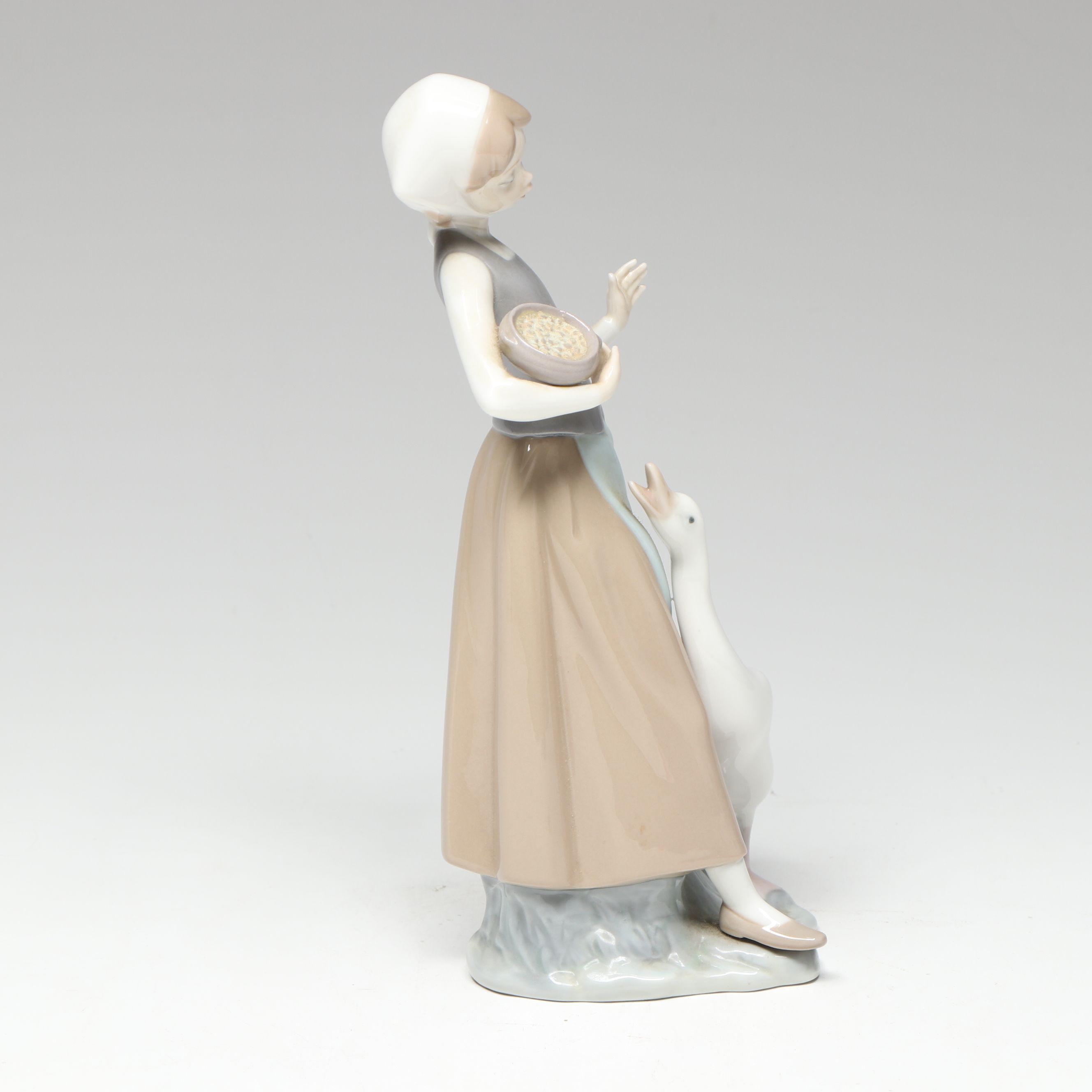 Lladró "Girl with Duck" Porcelain Figurine