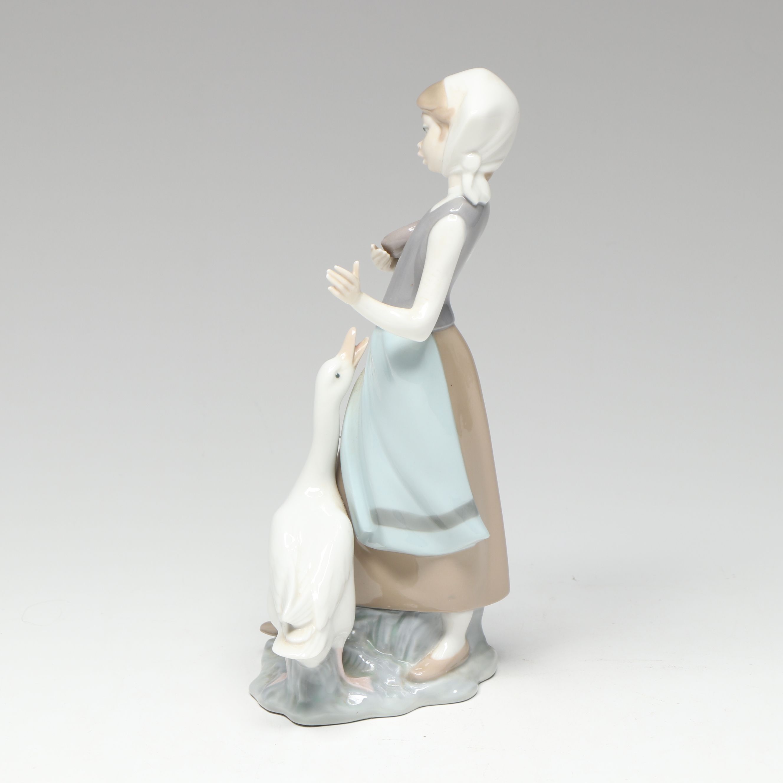 Lladró "Girl with Duck" Porcelain Figurine