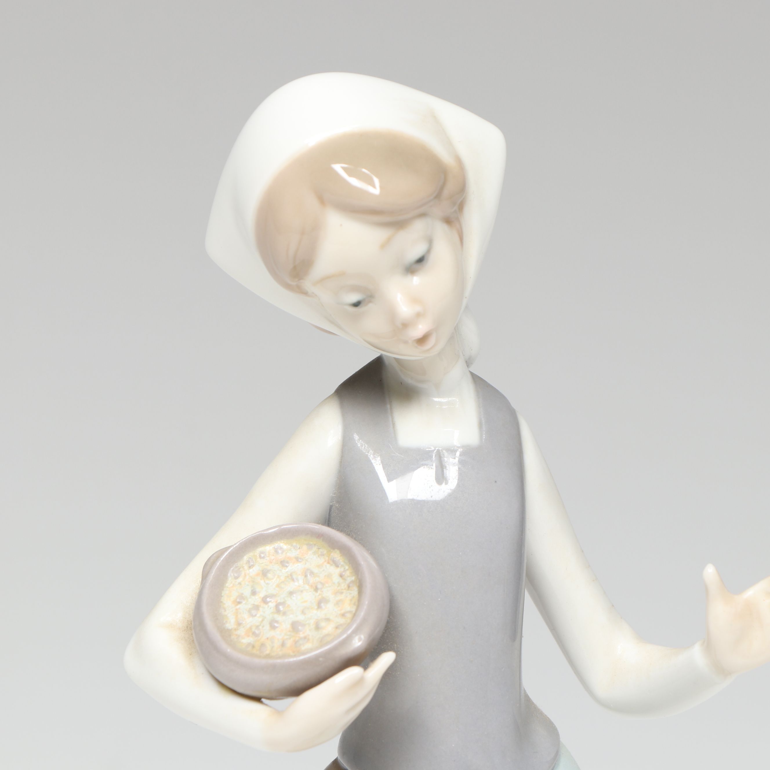Lladró "Girl with Duck" Porcelain Figurine
