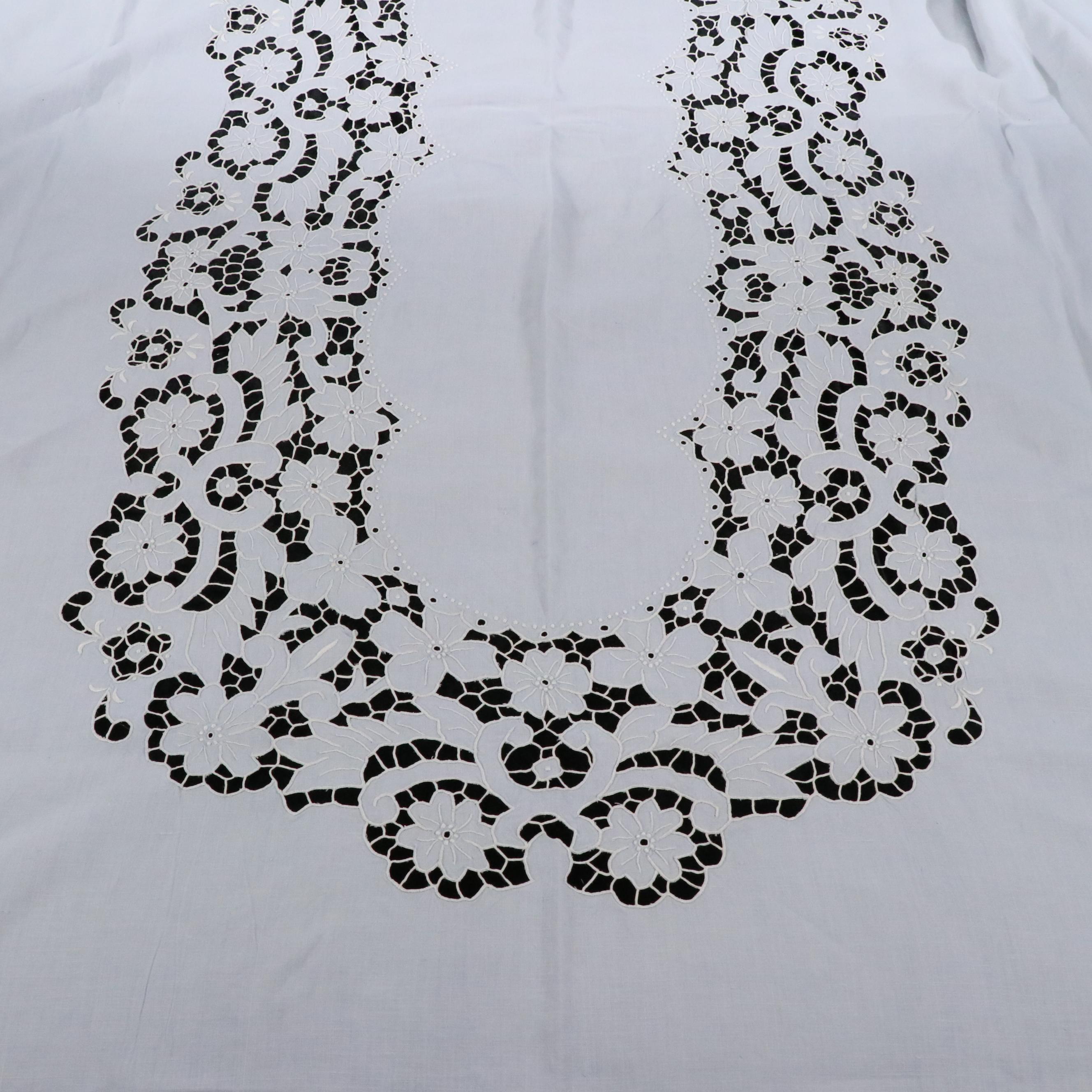 Embroidered Napkins, Placemats, and Tablecloth