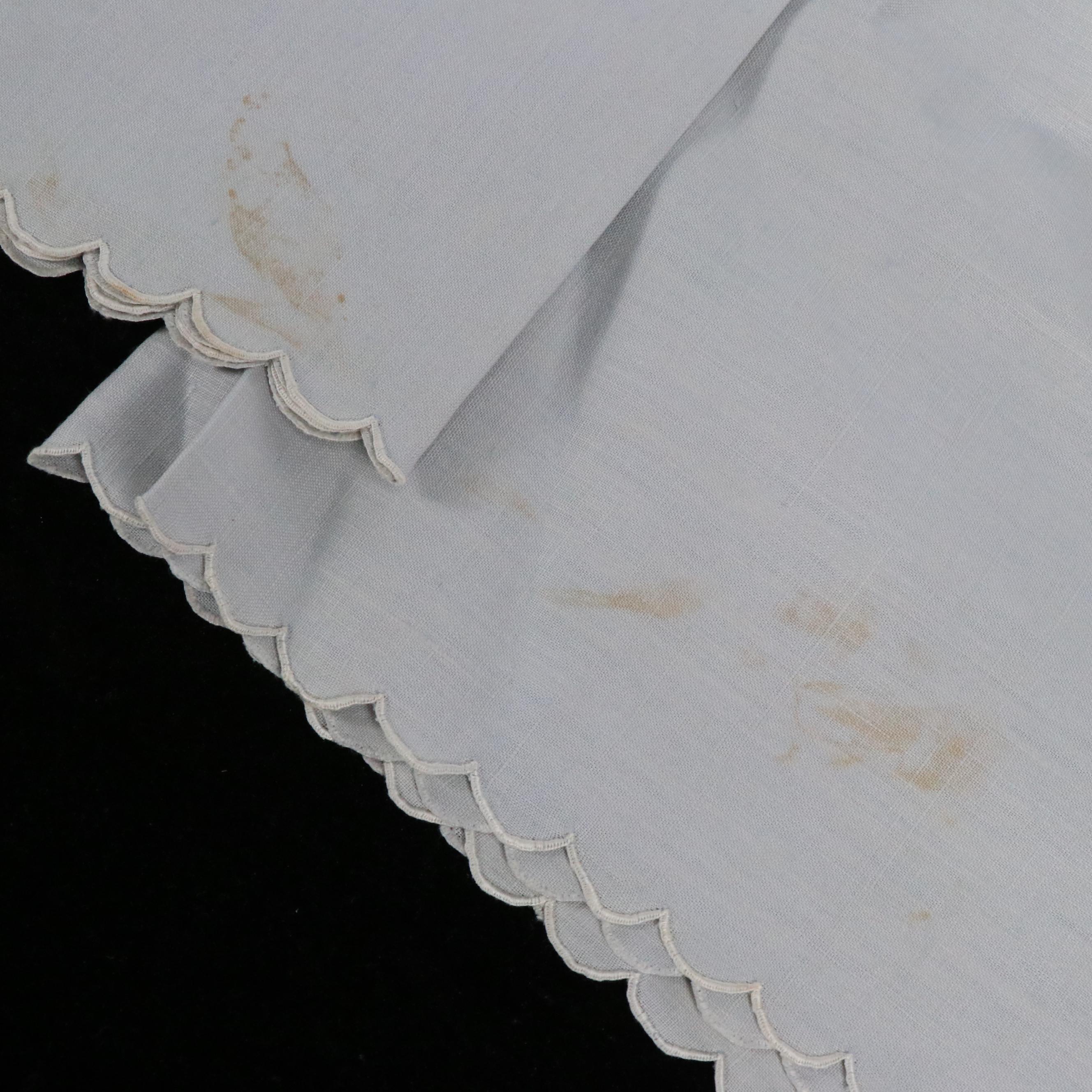 Embroidered Napkins, Placemats, and Tablecloth