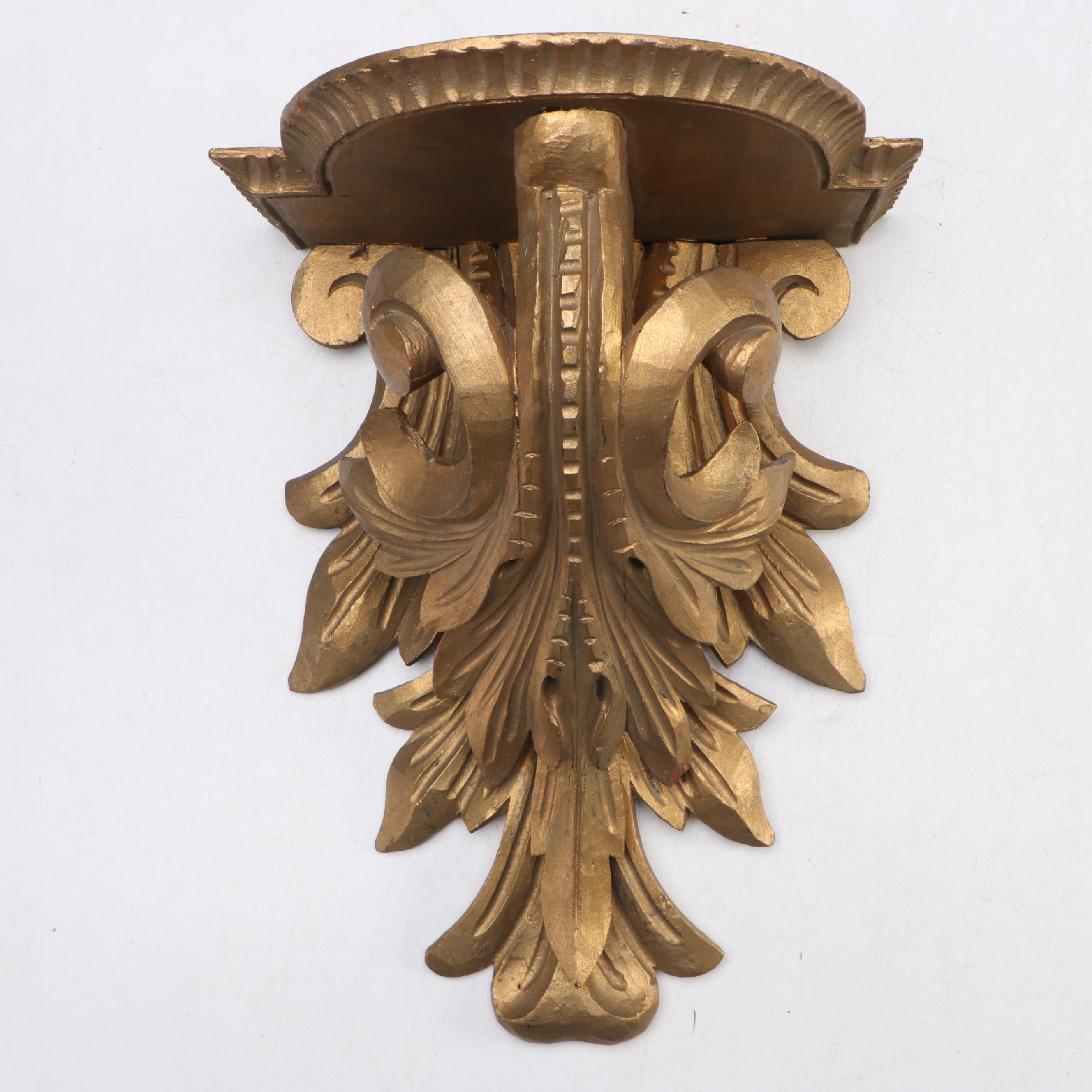 Baroque Gilded Table Multi-Portrait Frame with Architectural Corbel