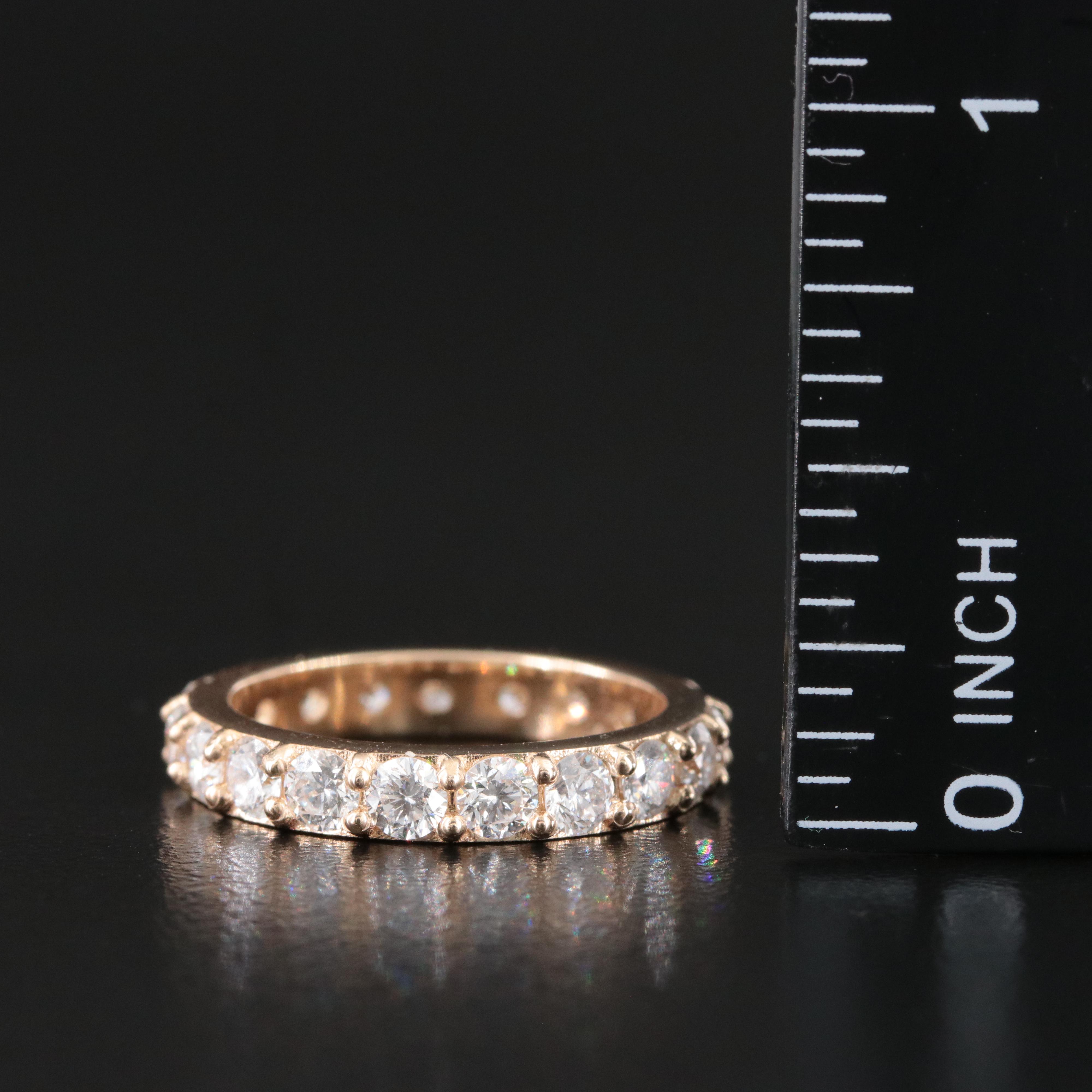 14K 1.90 CTW Lab Grown Diamond Eternity Ring