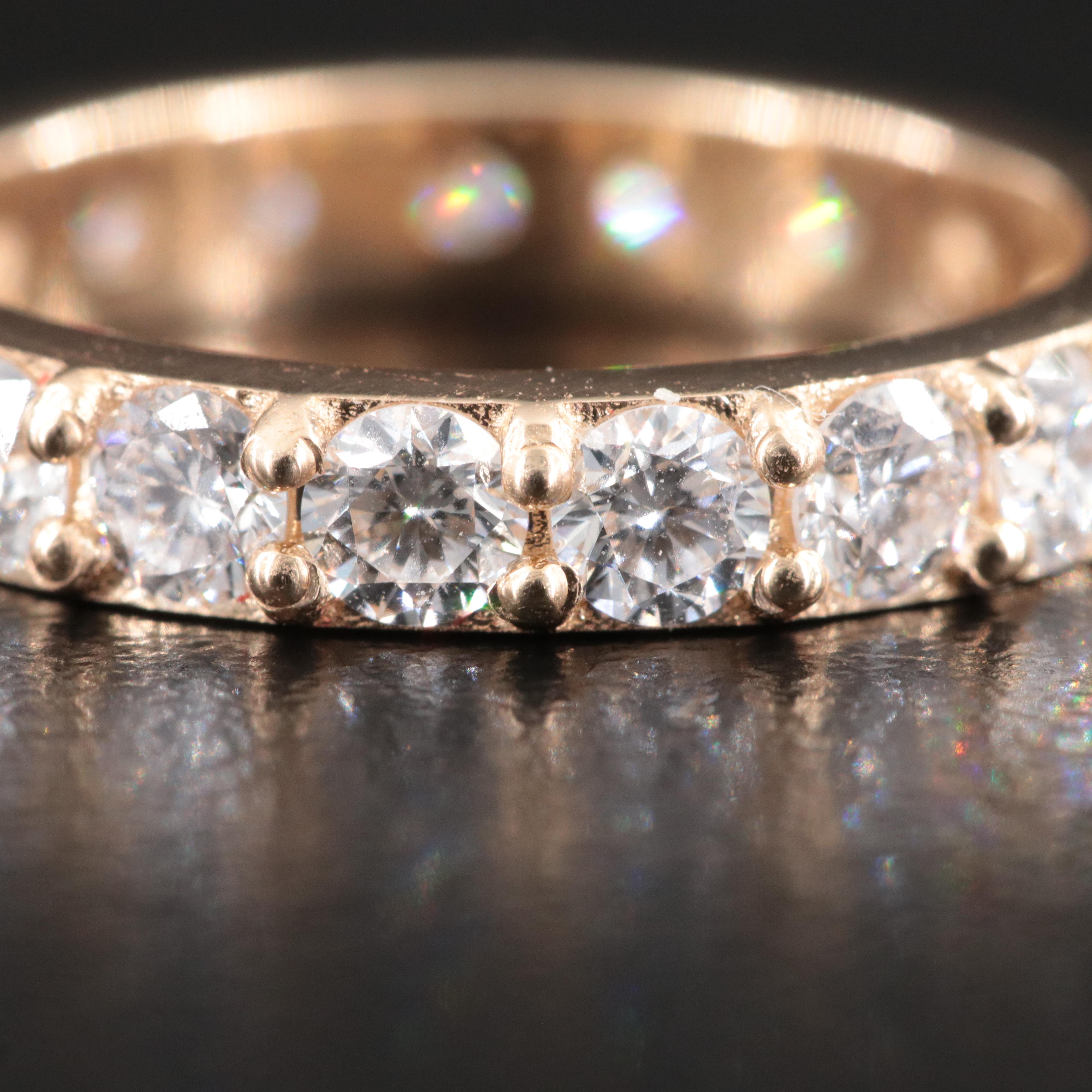 14K 1.90 CTW Lab Grown Diamond Eternity Ring