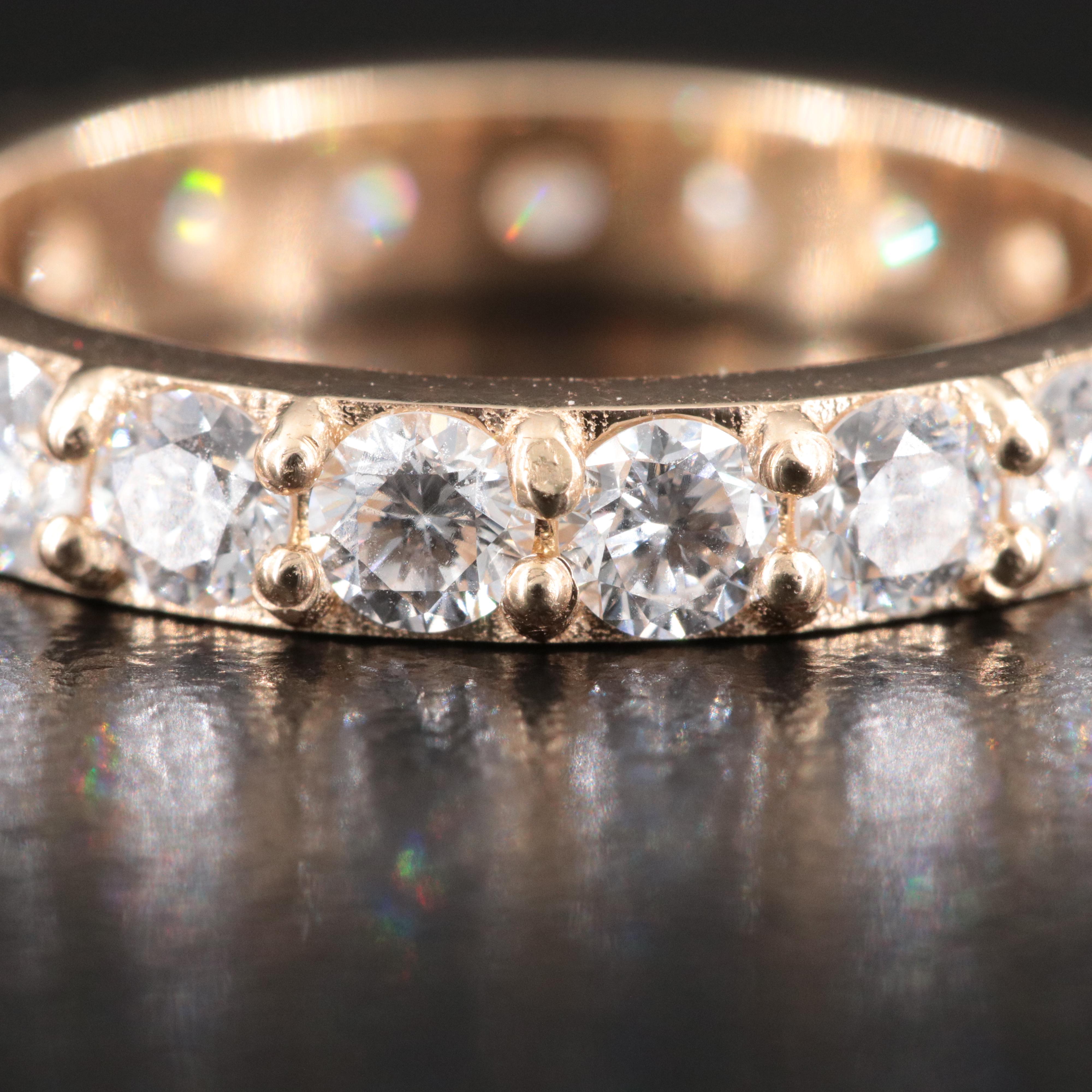 14K 1.90 CTW Lab Grown Diamond Eternity Ring
