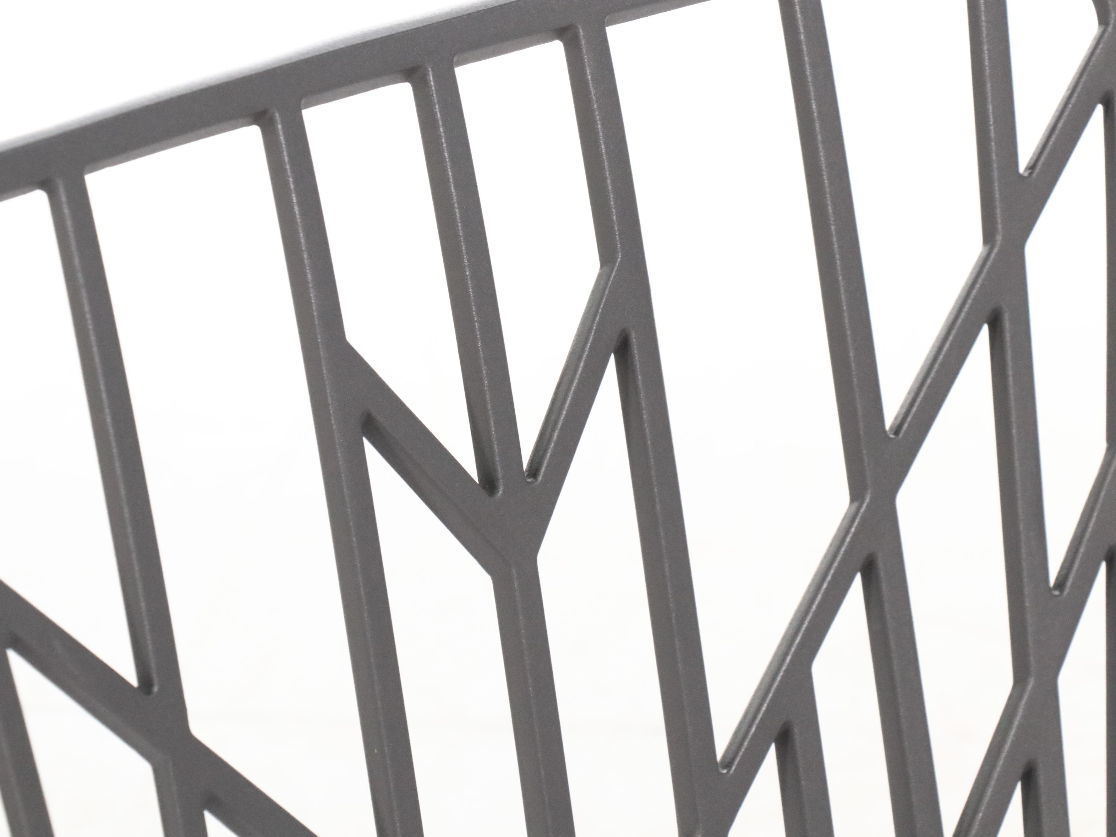 Pair of KnollStudio Cast Aluminum Washington Skeleton Chairs