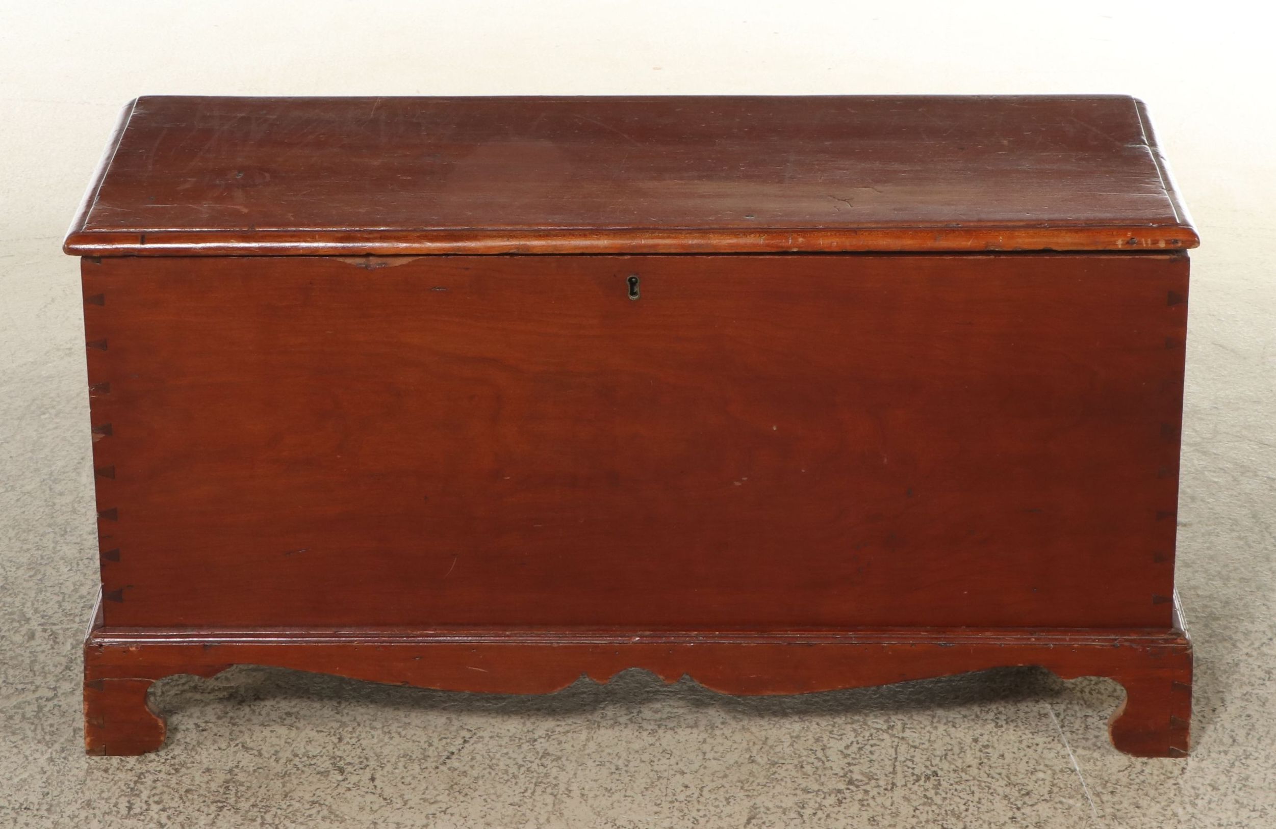 American Primitive Cherry Blanket Chest