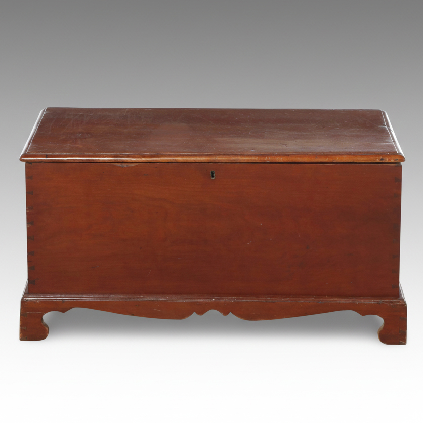 American Primitive Cherry Blanket Chest