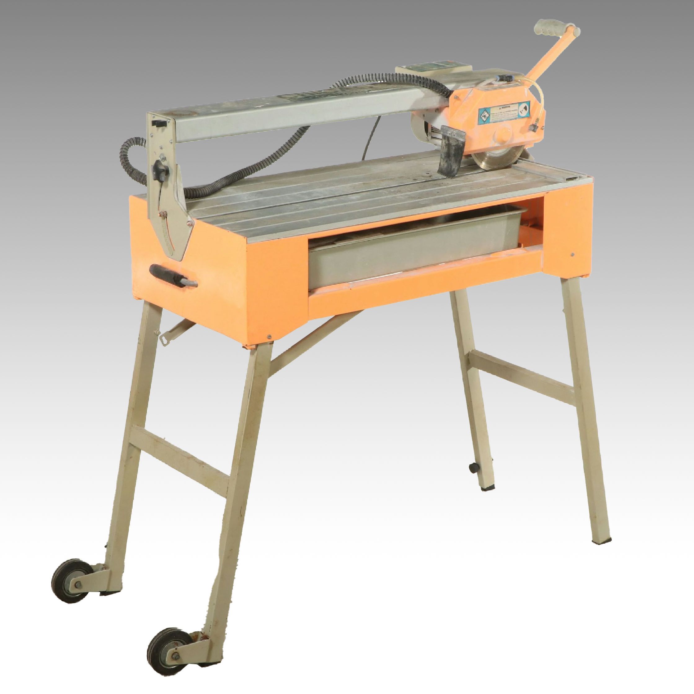 Chicago Electric Power Tools Bridge Wet Cut Tile Saw and Stand