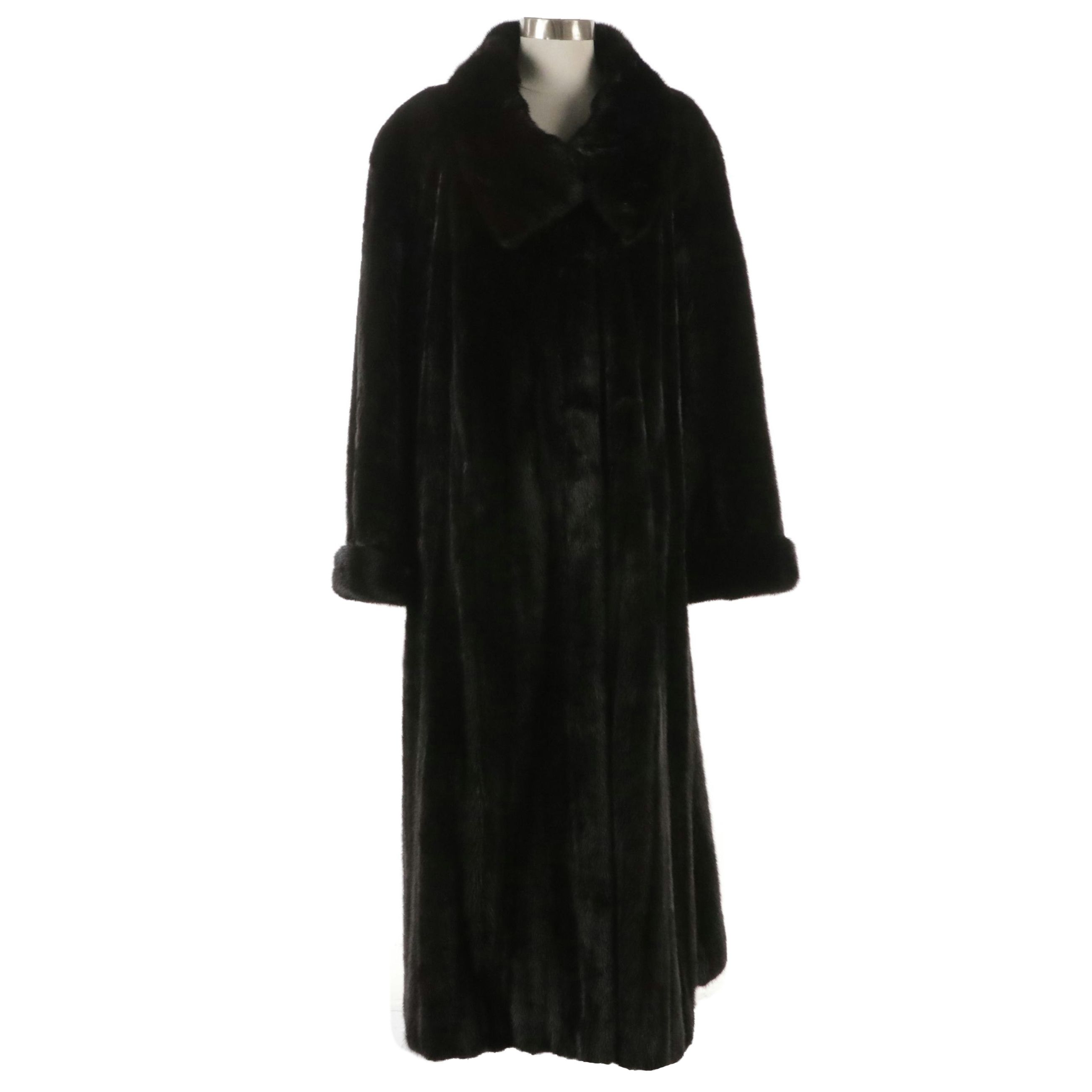 Full Length Mink Fur Coat by Traeger Furs for Guy Laroche