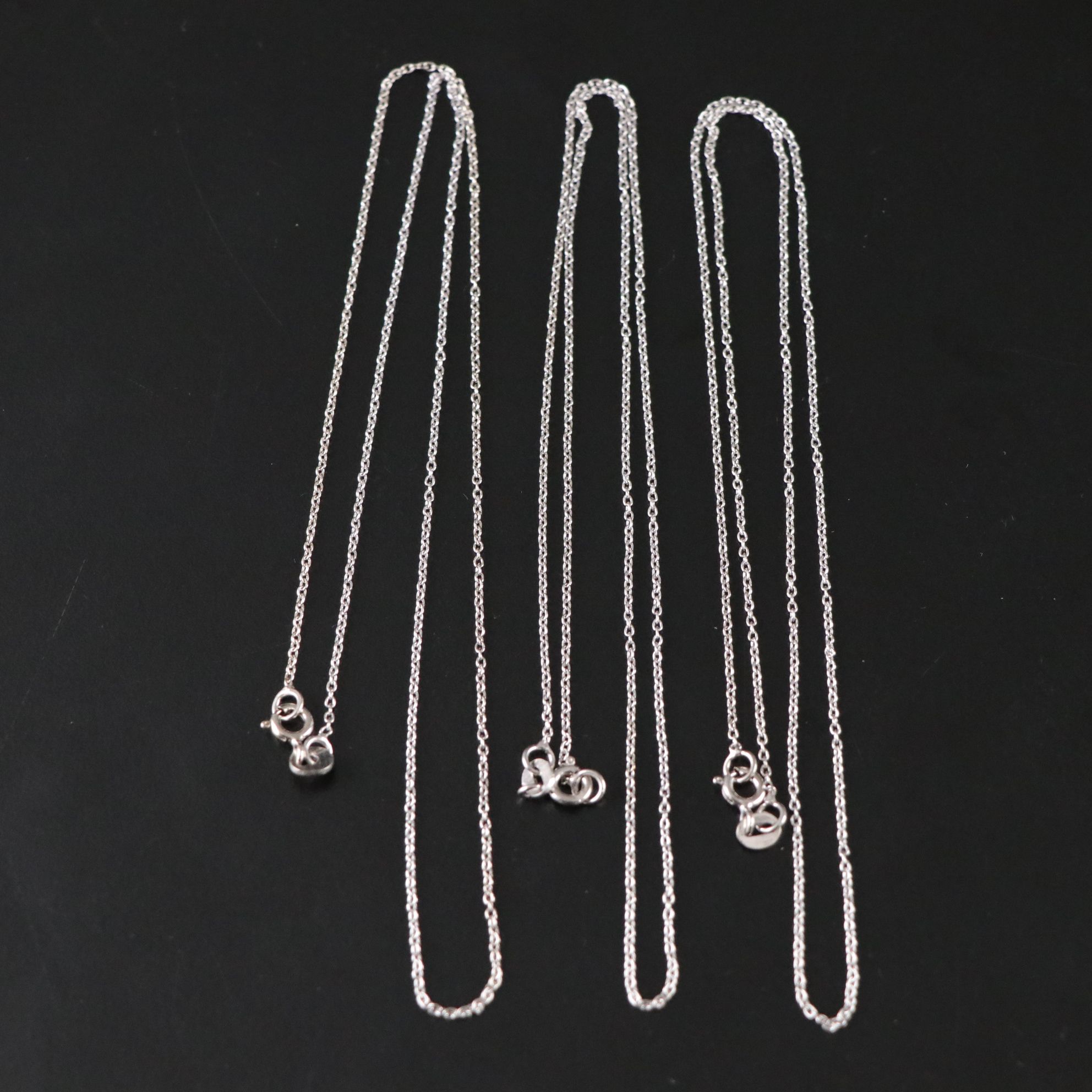 14 Assorted Sterling Silver Rings, Necklaces and Earrings