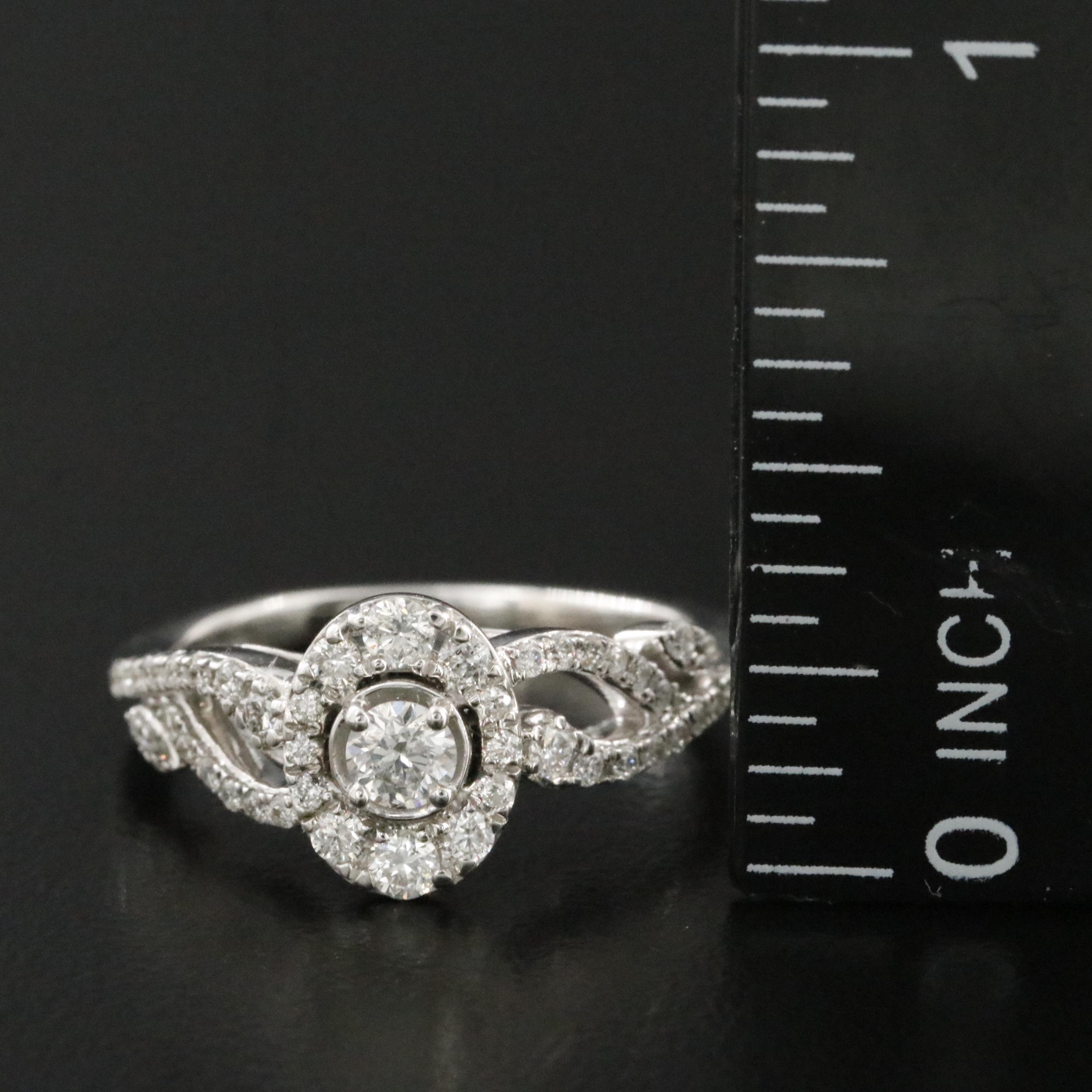 Vera Wang Simply Vera 14K 0.50 CTW Diamond Ring