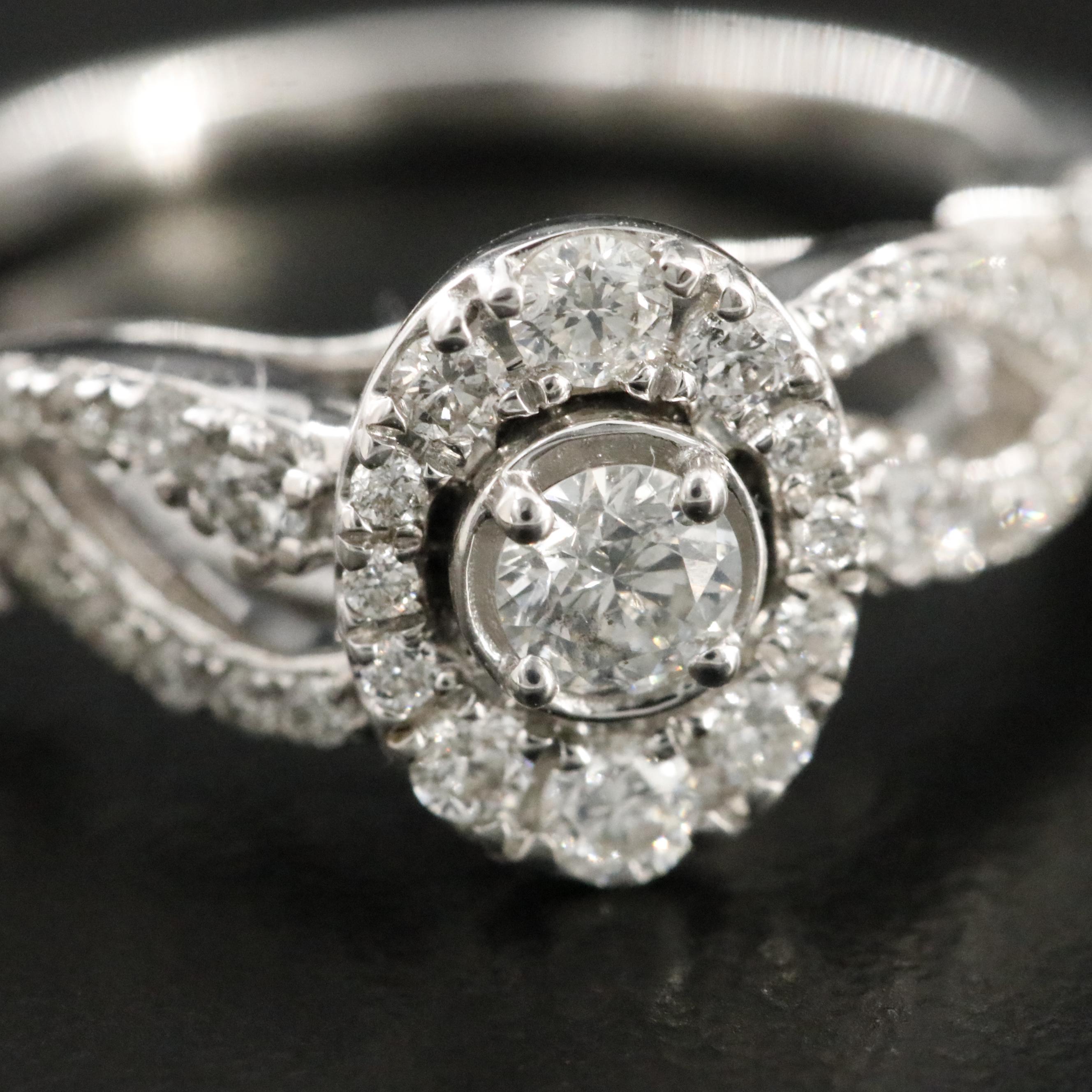 Vera Wang Simply Vera 14K 0.50 CTW Diamond Ring