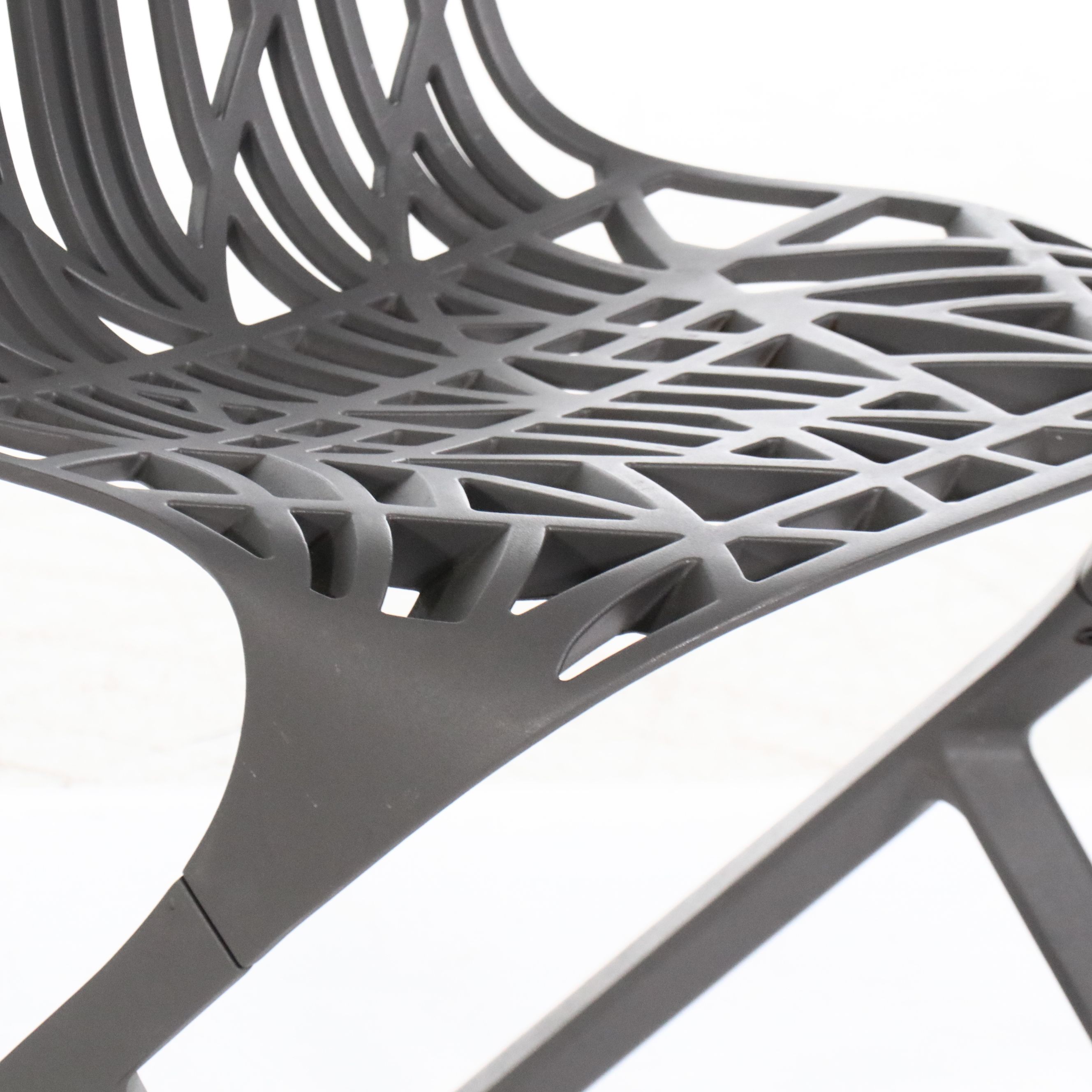 KnollStudio Cast Aluminum Washington Skeleton Chairs
