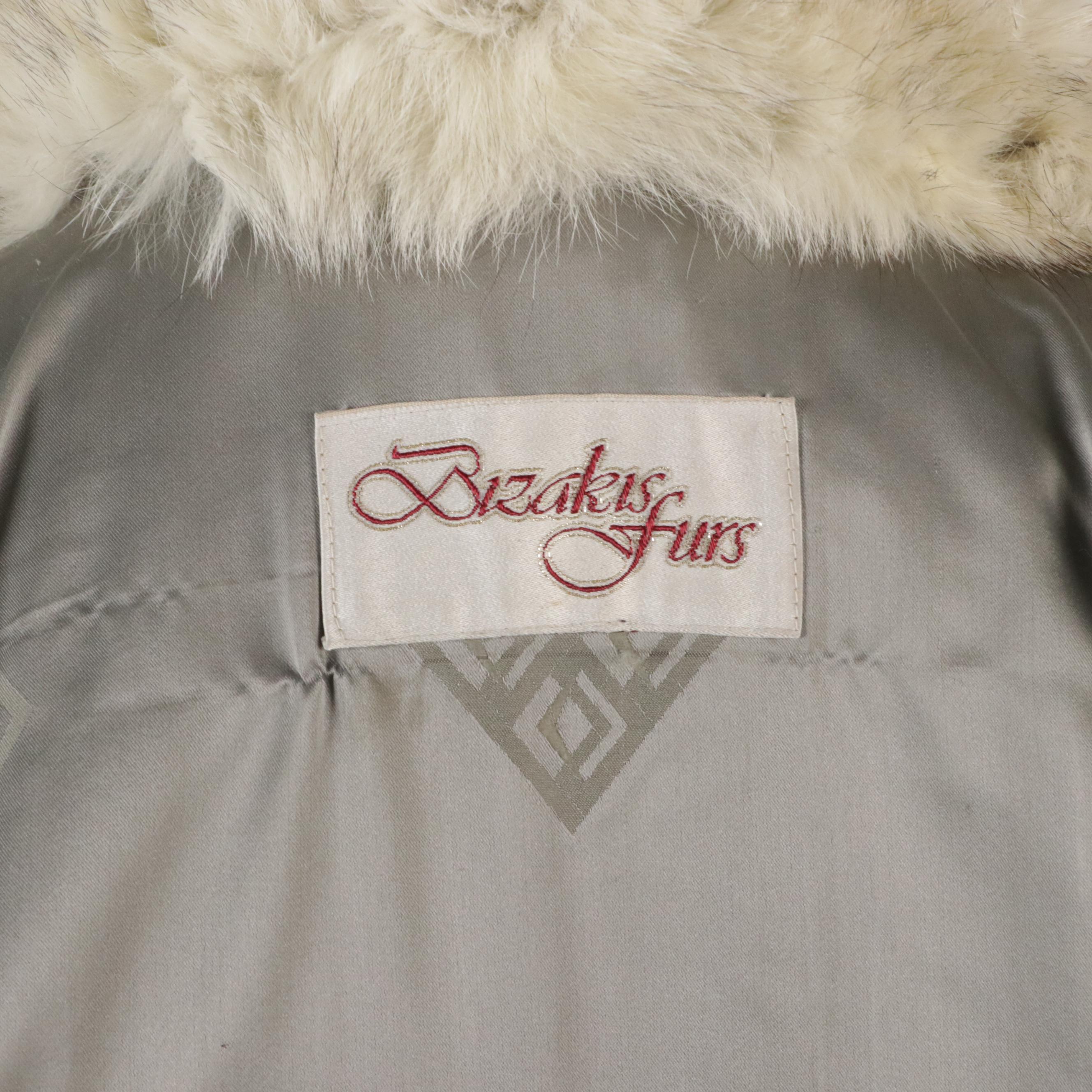 Blue Fox Fur Full Length Coat from Bizakis Furs