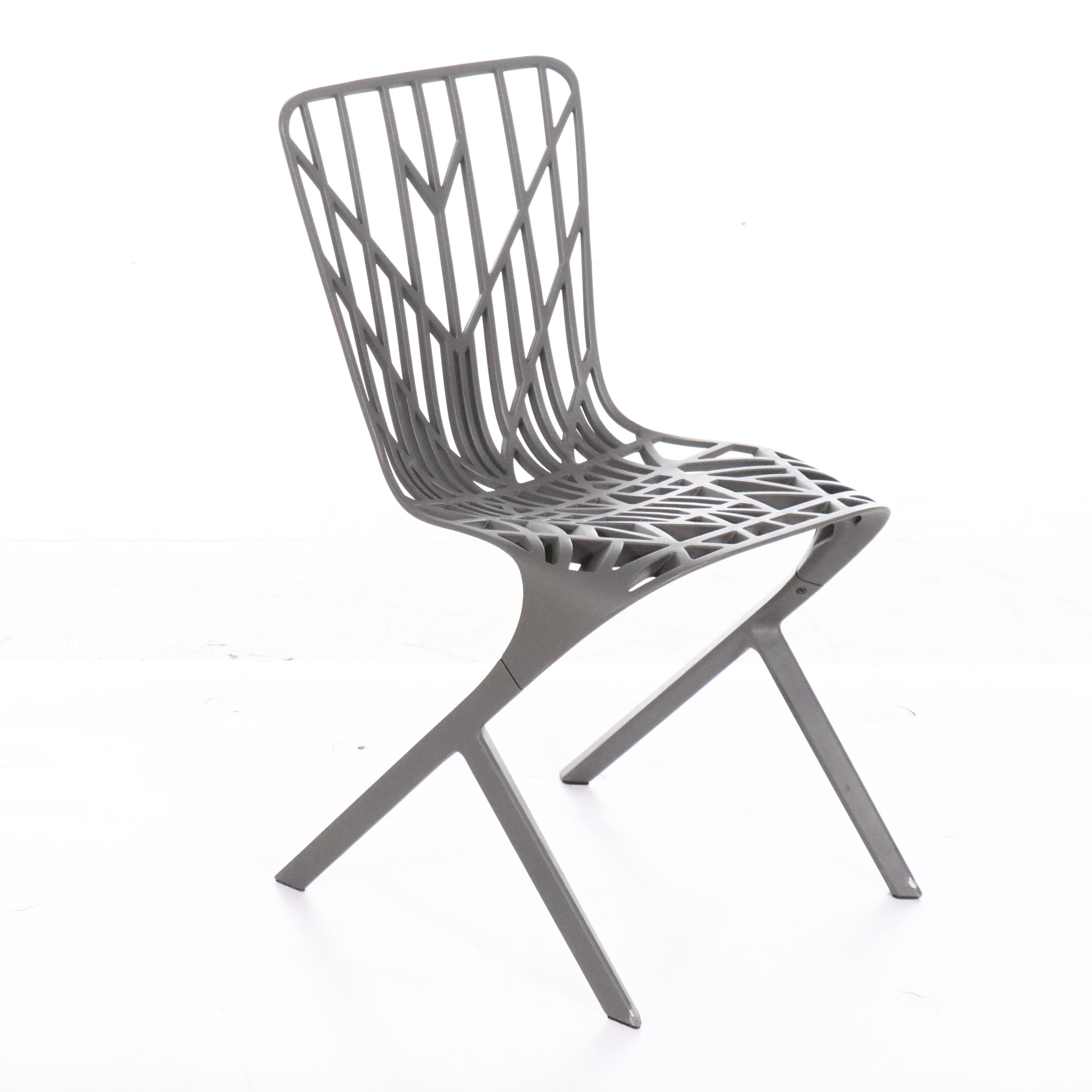 David Adjaye for KnollStudio Cast Aluminum Washington Skeleton Chairs