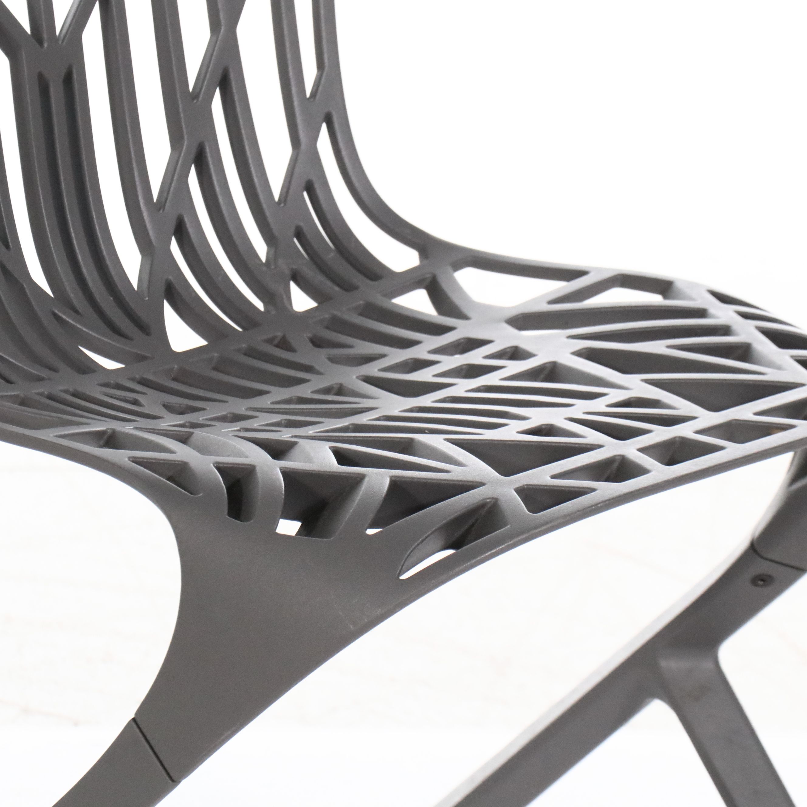 David Adjaye for KnollStudio Cast Aluminum Washington Skeleton Chairs