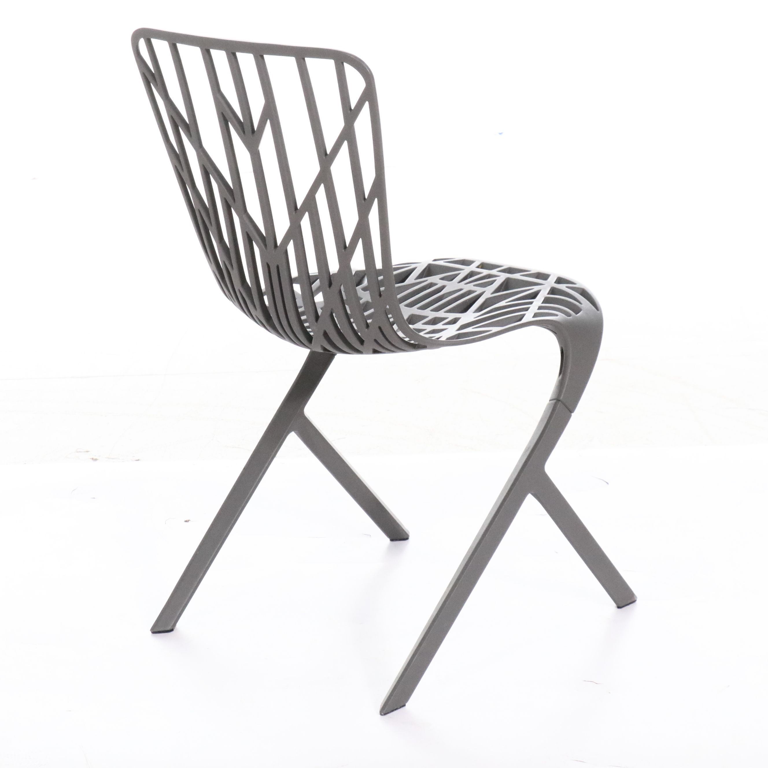 David Adjaye for KnollStudio Cast Aluminum Washington Skeleton Chairs