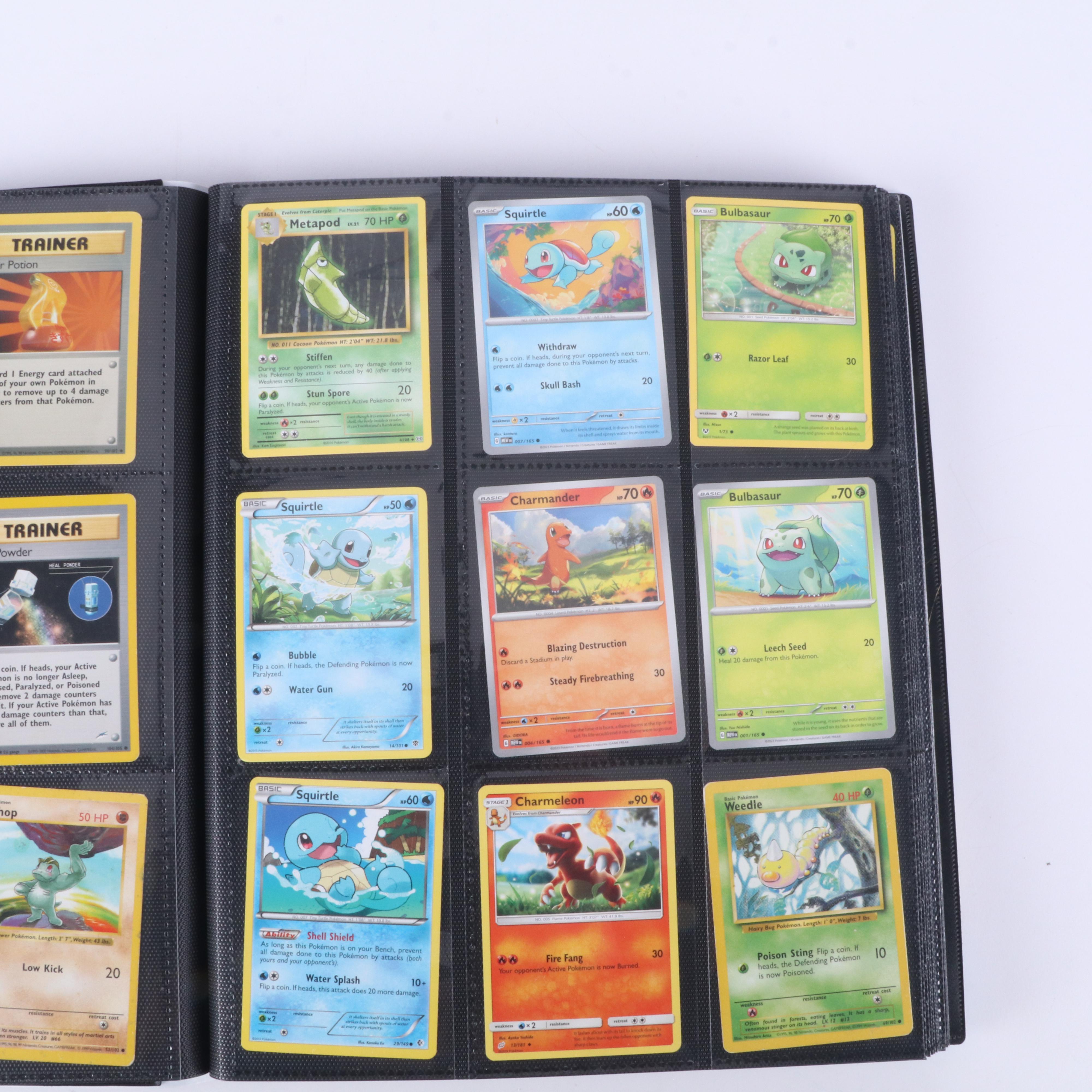 Collection of Nearly 400 Pokémon Trading Cards, 1990s to 2020s