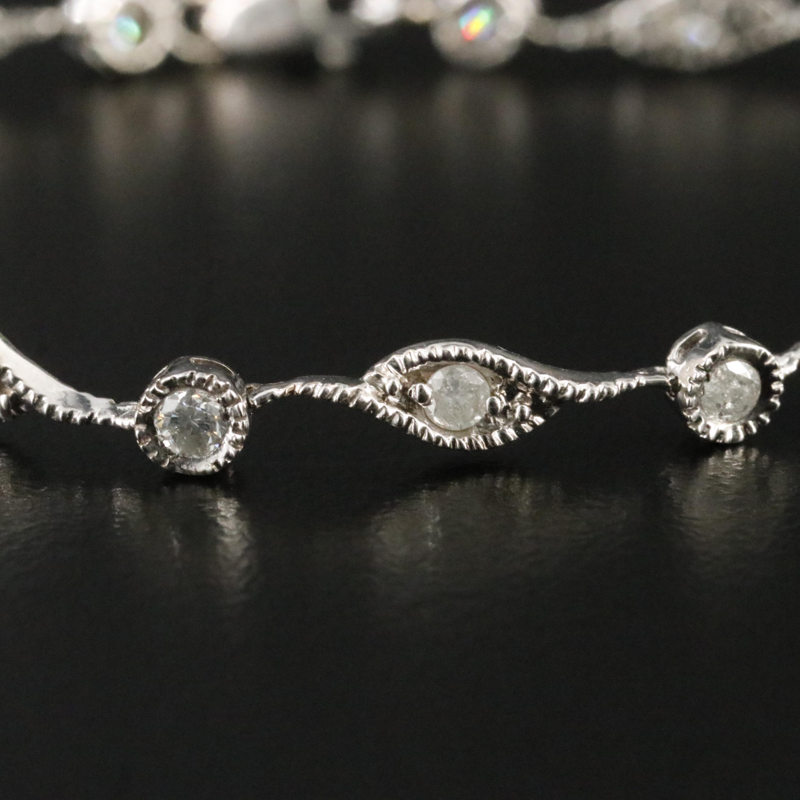 14K 1.00 CTW Diamond Bracelet