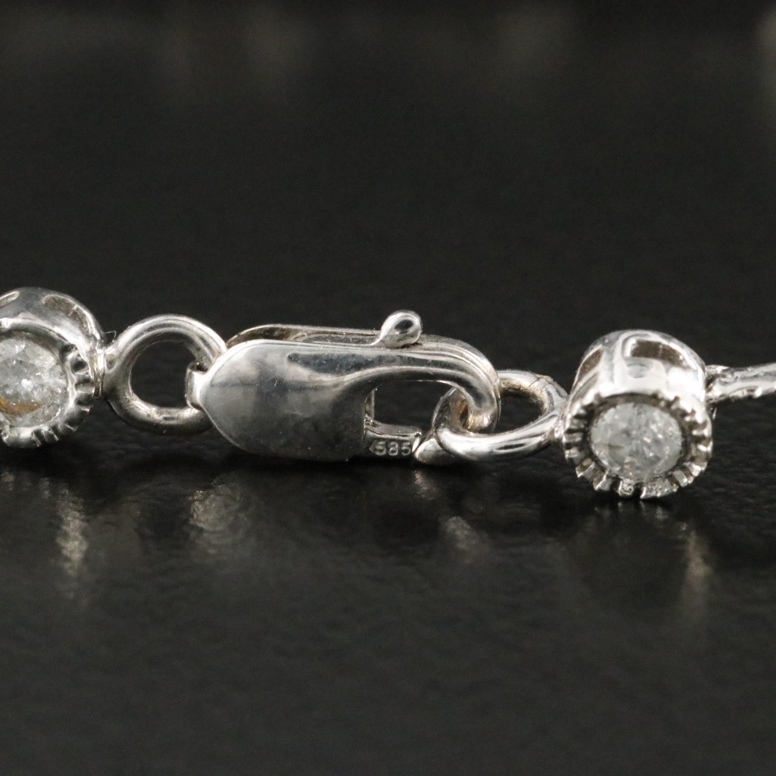 14K 1.00 CTW Diamond Bracelet