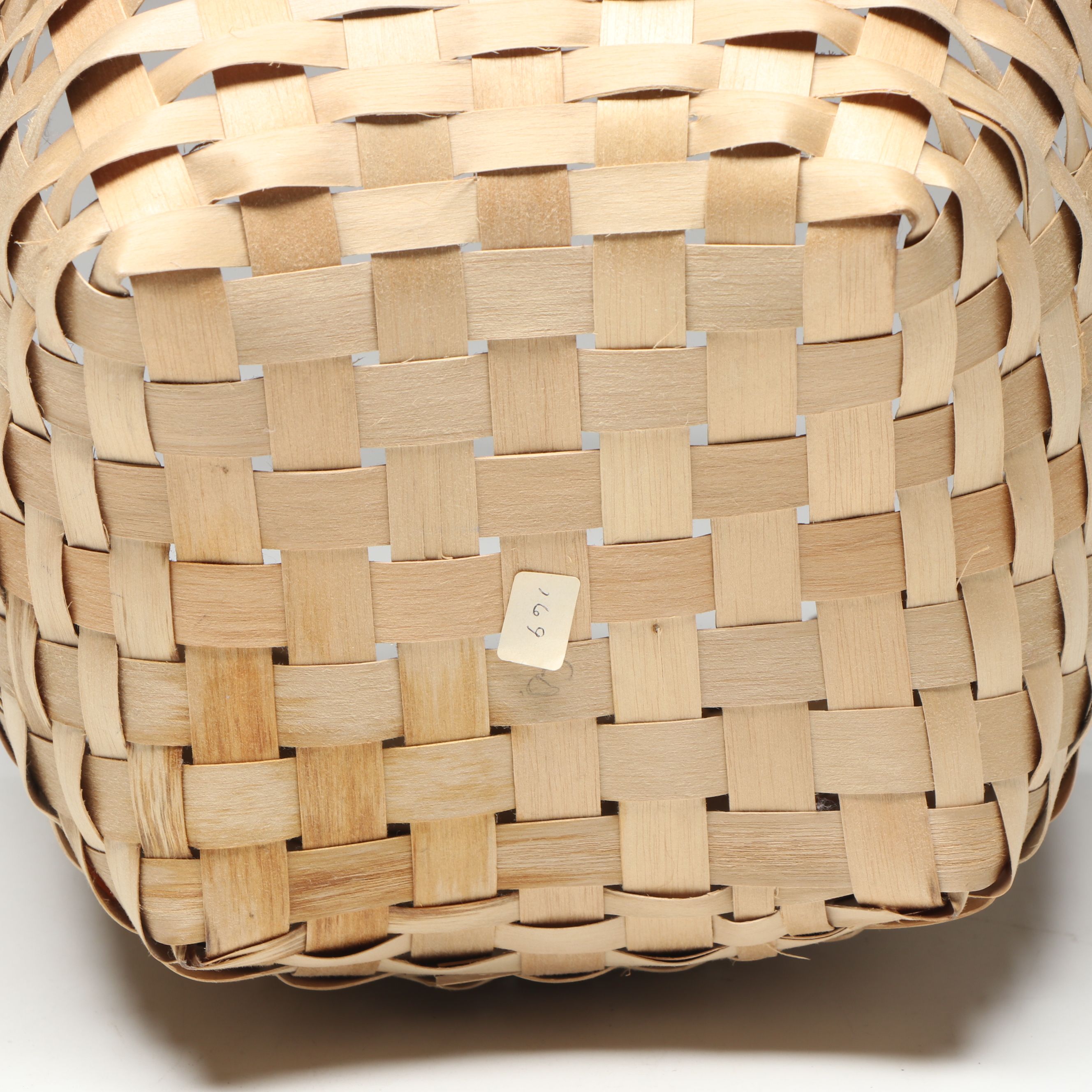 Mi'kmaq Artisan Crafted Black Ash Potato and Peck Baskets