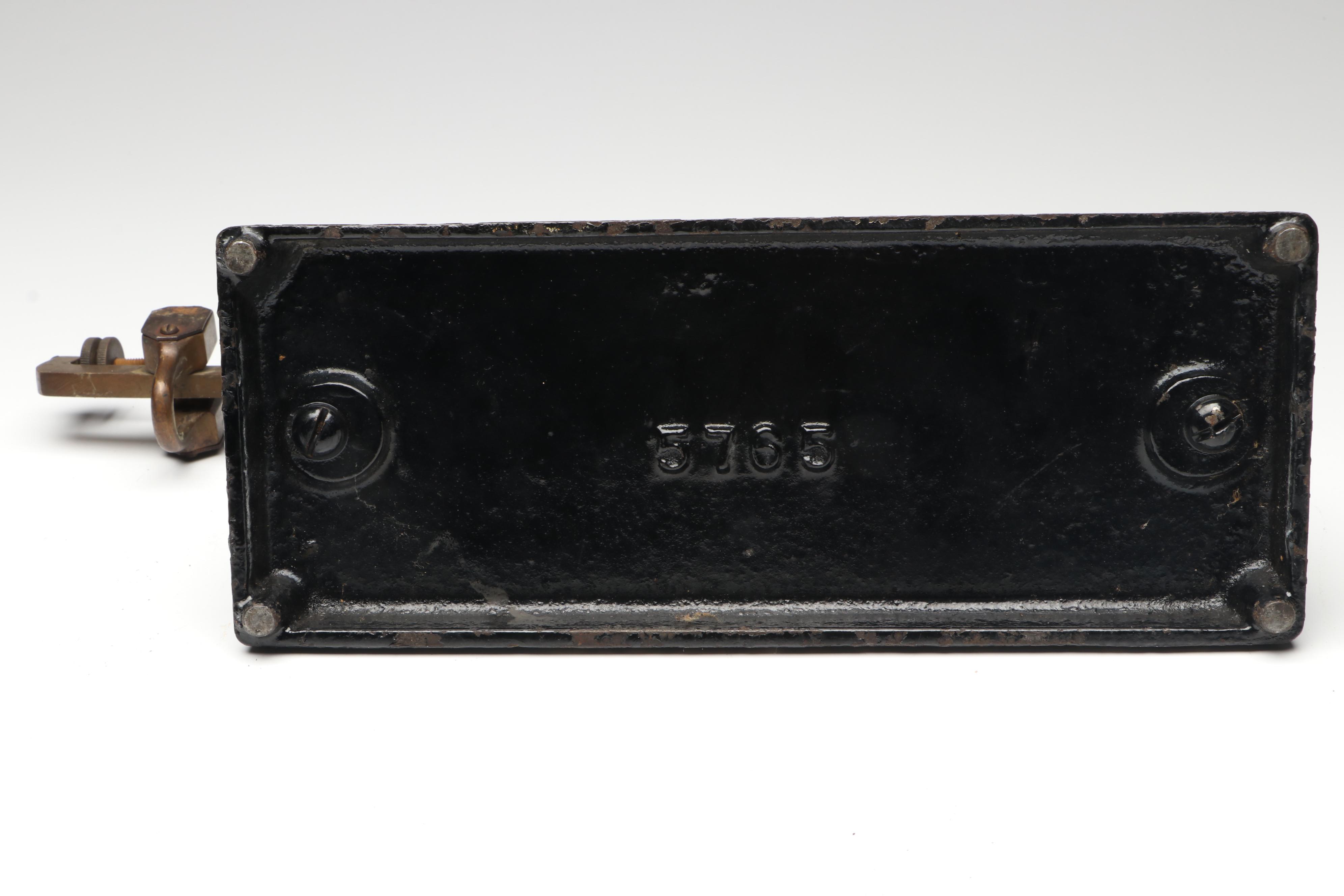 Grand Rapids Vapor Kiln Lumber Tester with Fire Department Insurance Plaque