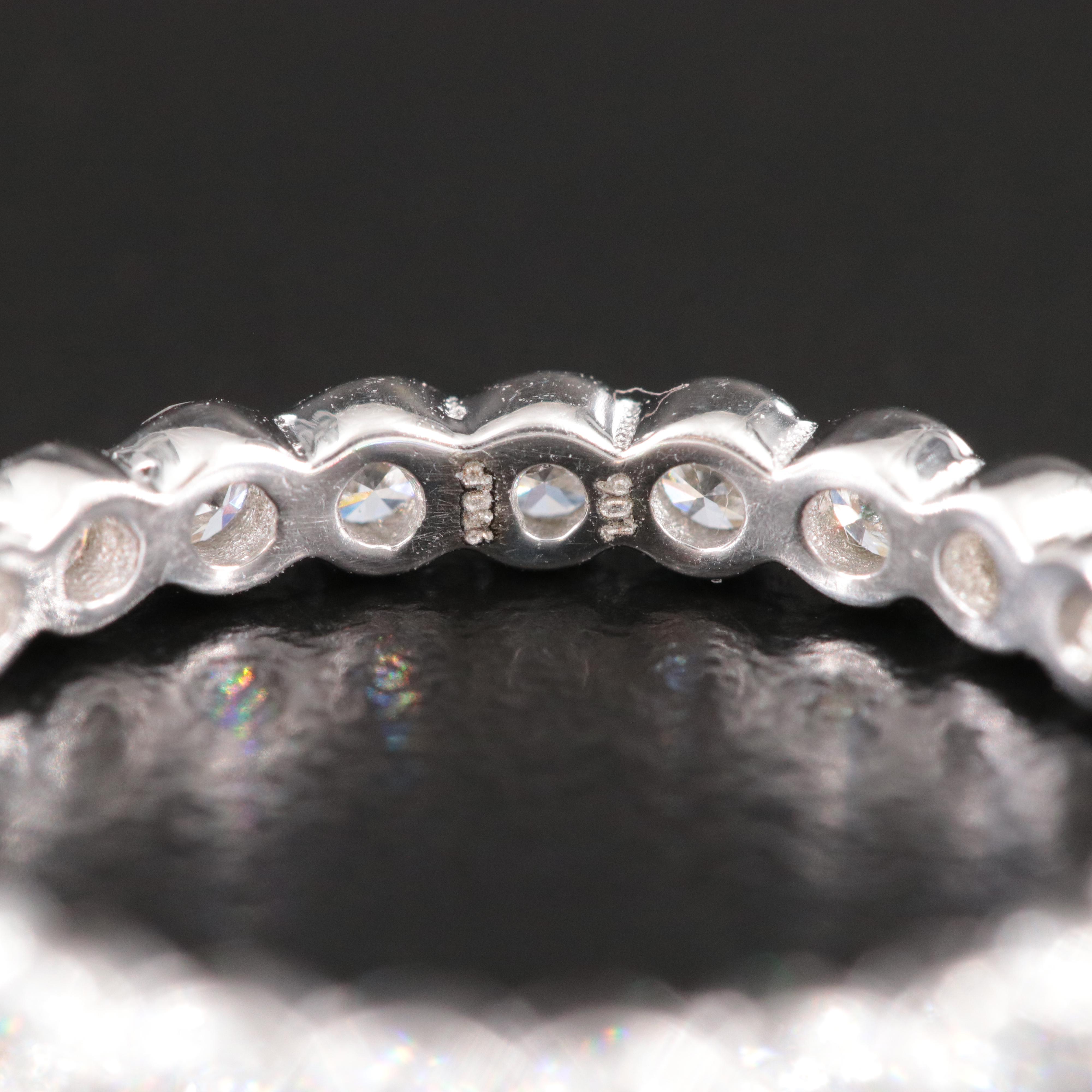 Platinum 1.06 CTW Diamond Eternity Band