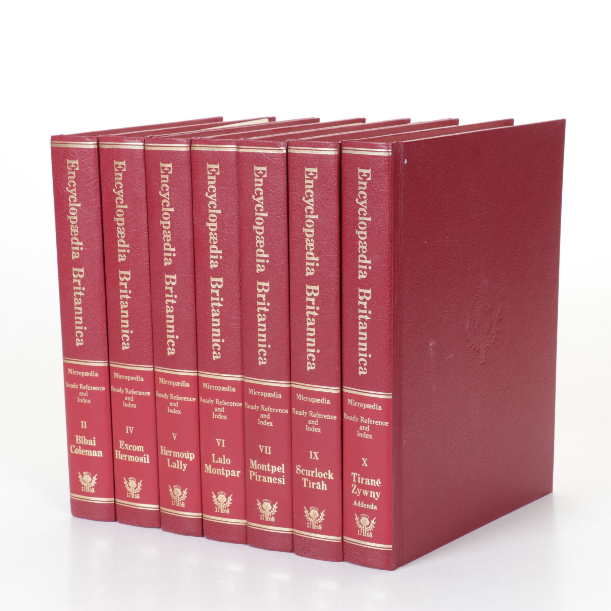 Encyclopædia Britannica 15th Ed. "Micropædia: Ready Reference and Index", 1979