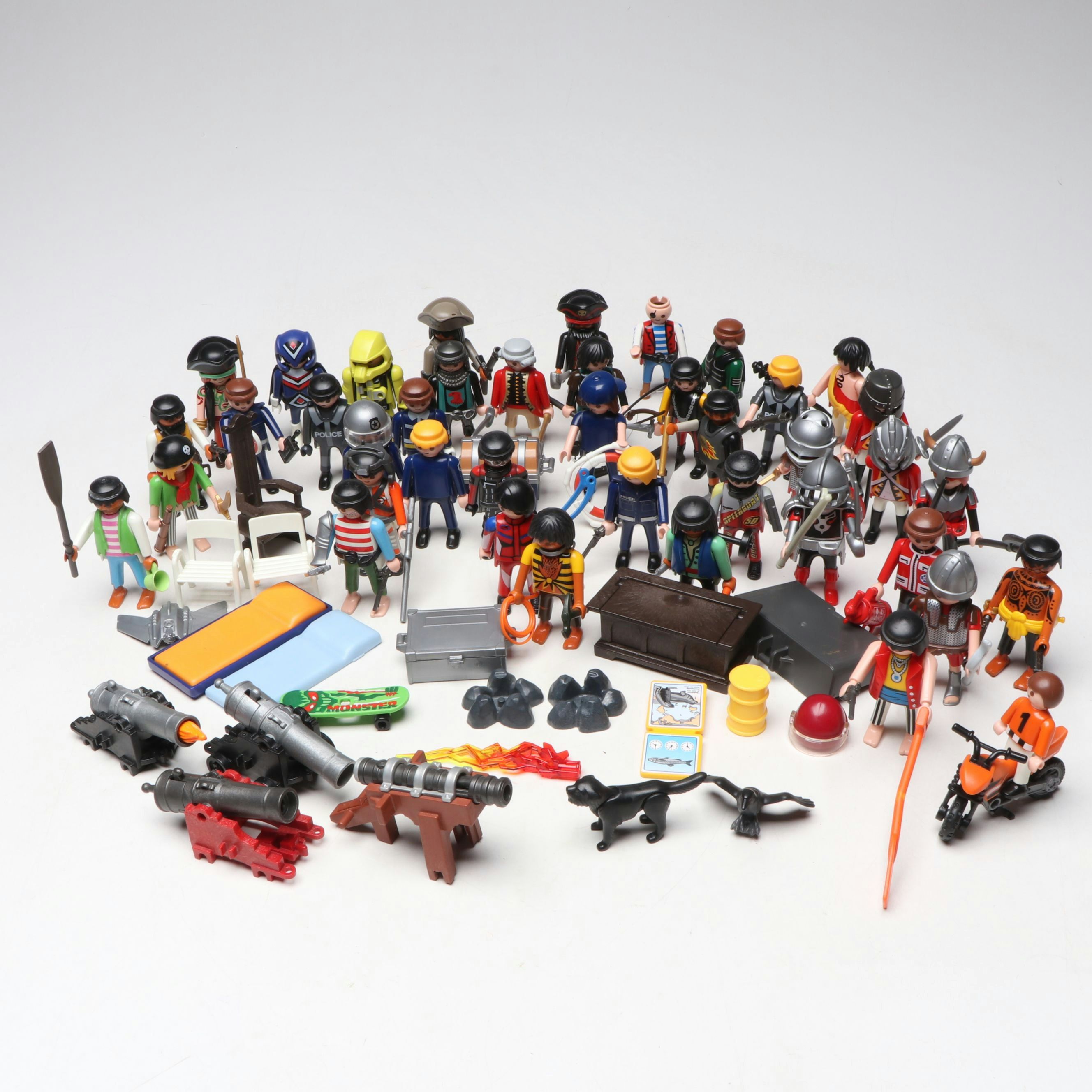 Playmobil Roman Troops, Pirates, Police and More Figurines and Accessories