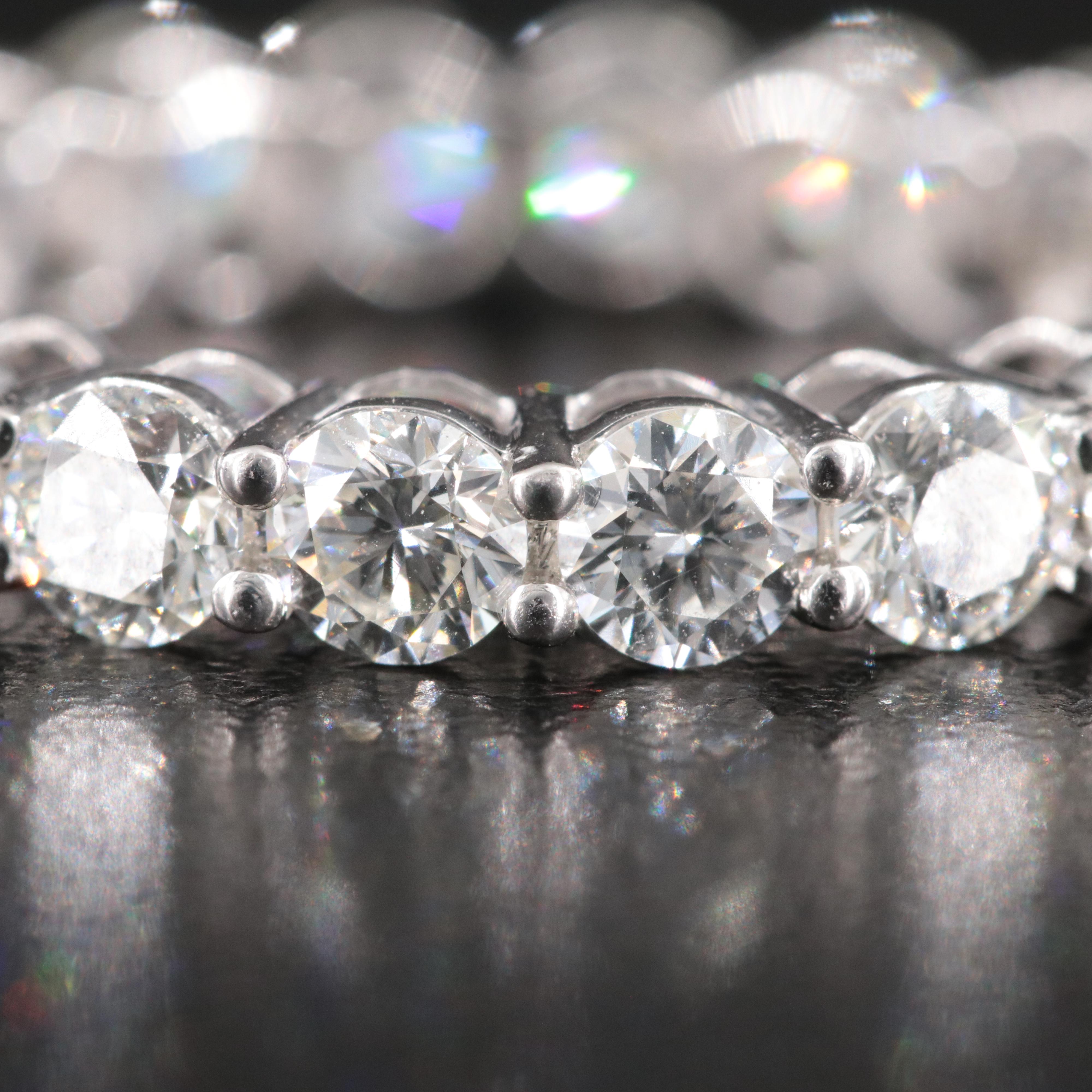 Platinum 3.46 CTW Diamond Eternity Band