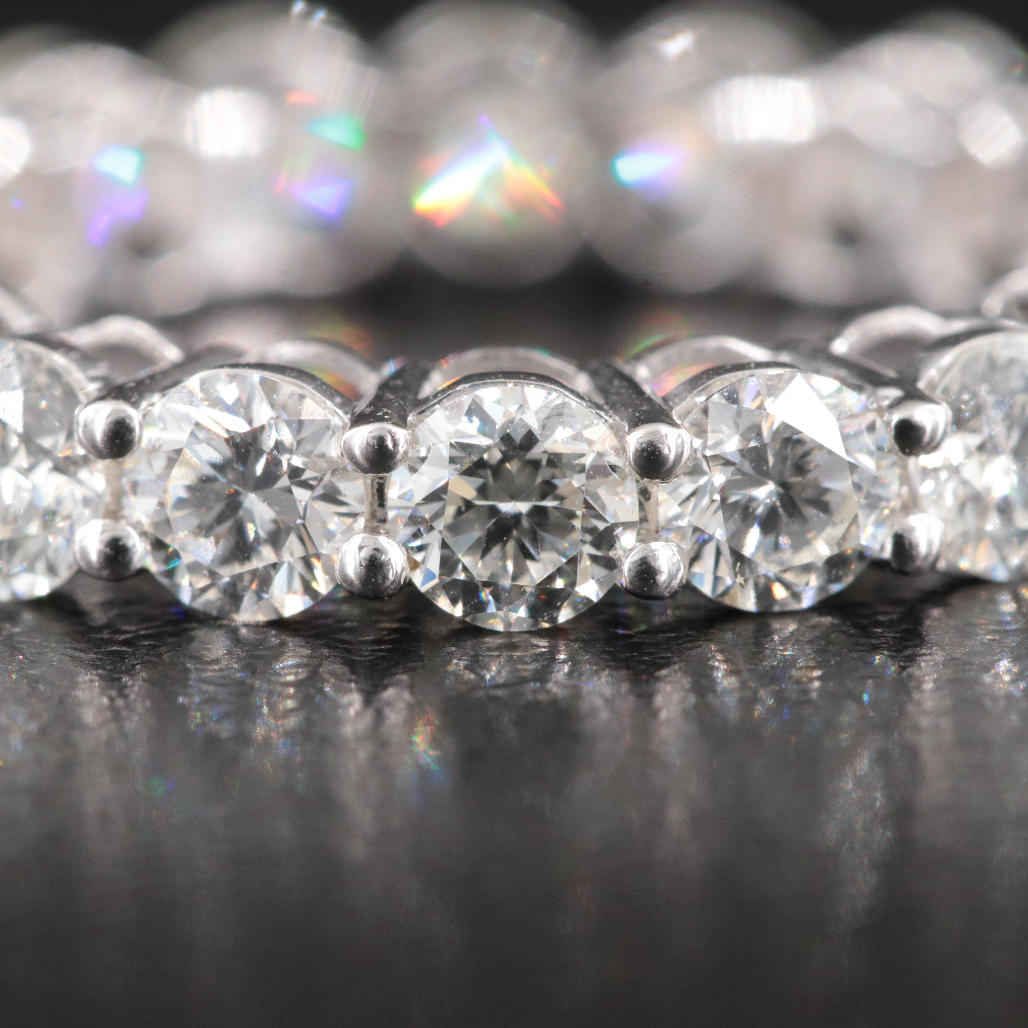 Platinum 3.46 CTW Diamond Eternity Band