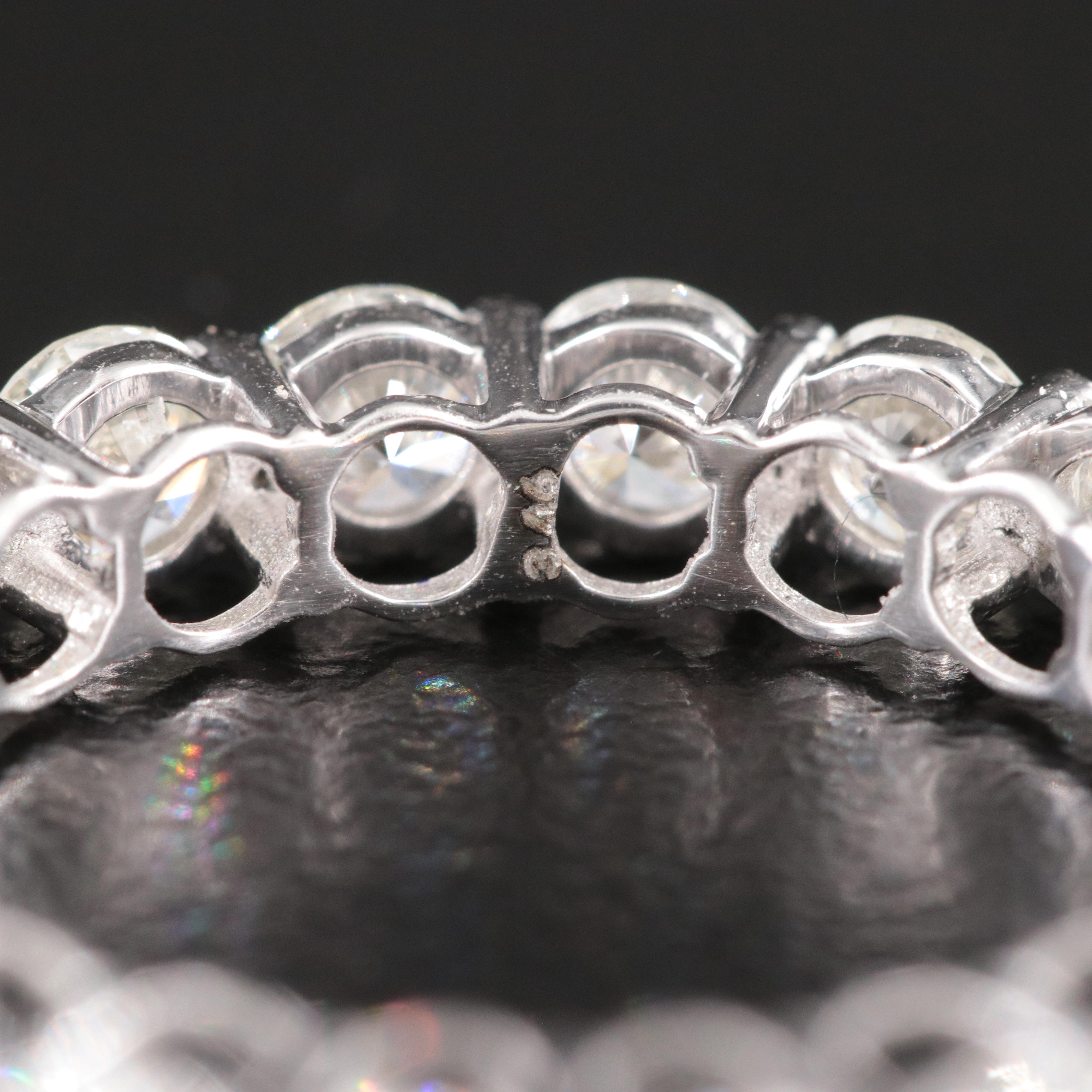 Platinum 3.46 CTW Diamond Eternity Band