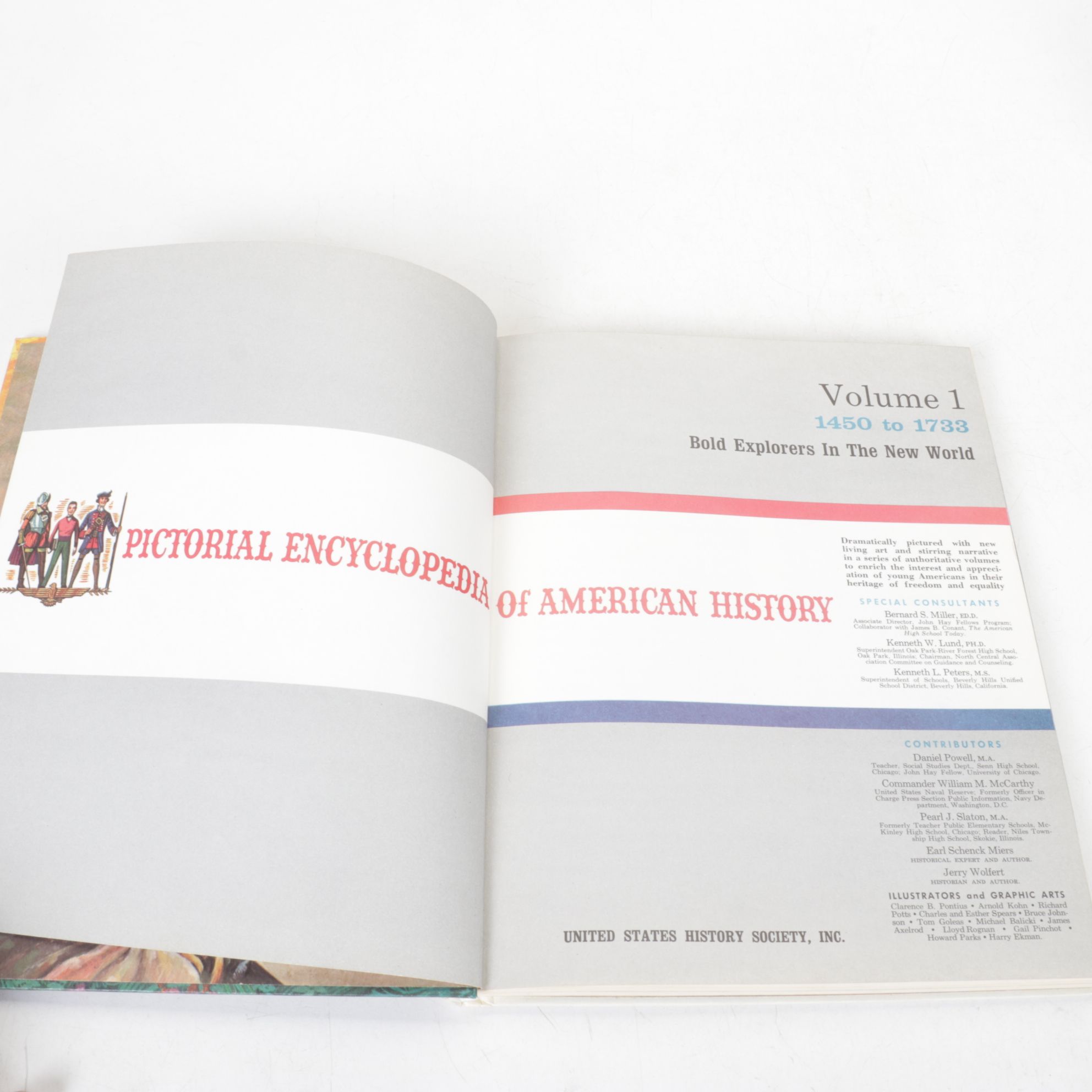 "Pictorial Encyclopedia of American History" Nine-Volume Set, 1962 - 1968