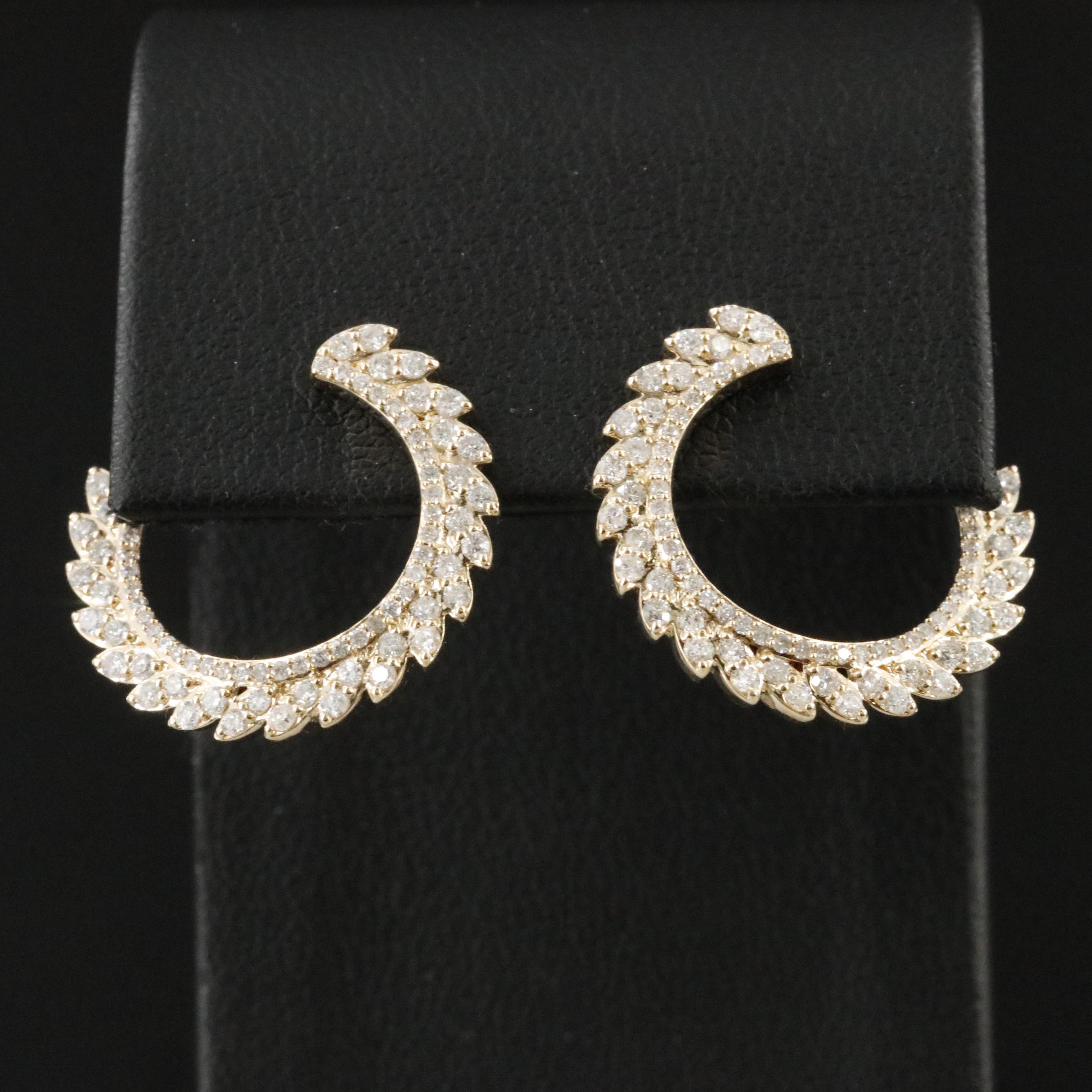 14K 1.00 CTW Diamond Earrings