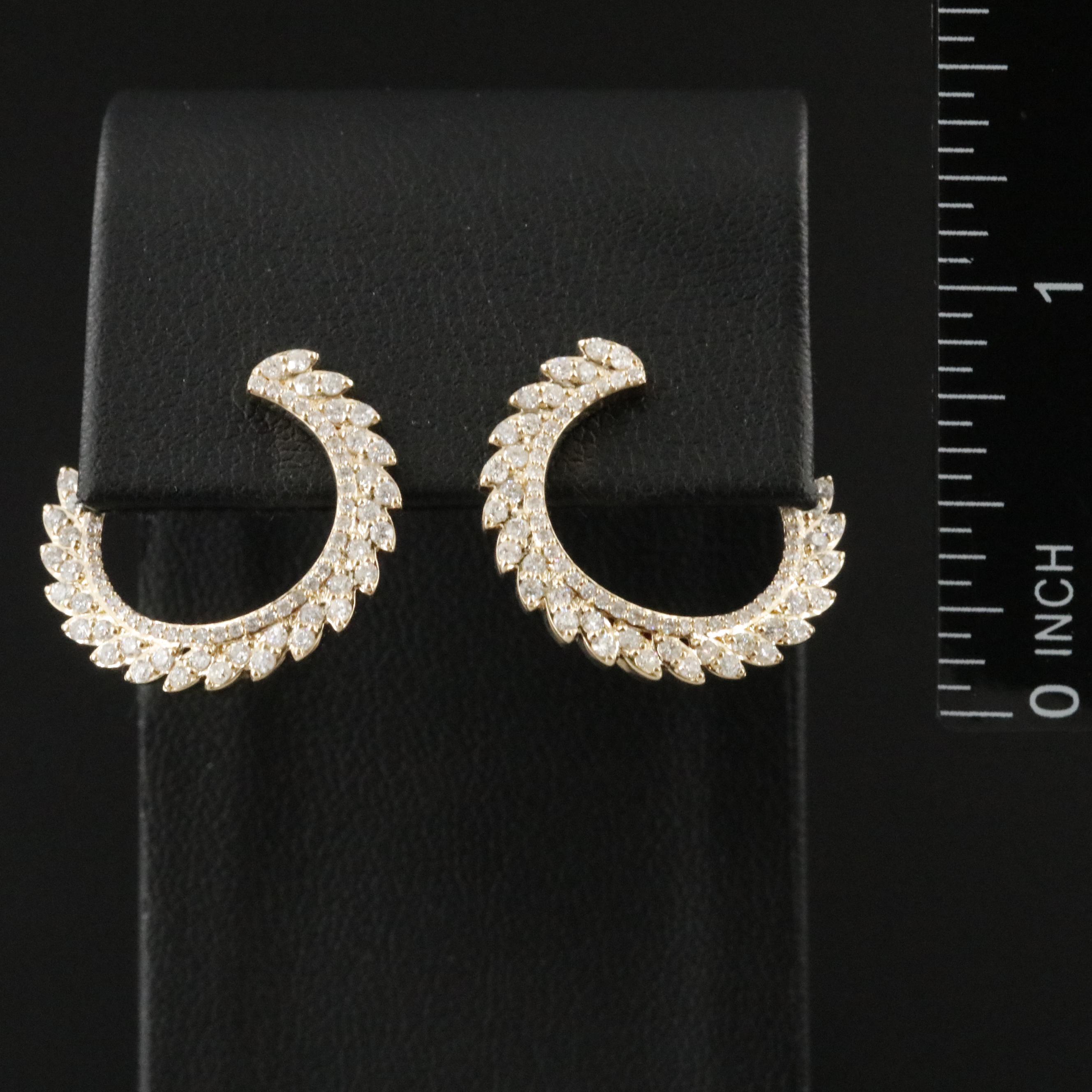14K 1.00 CTW Diamond Earrings