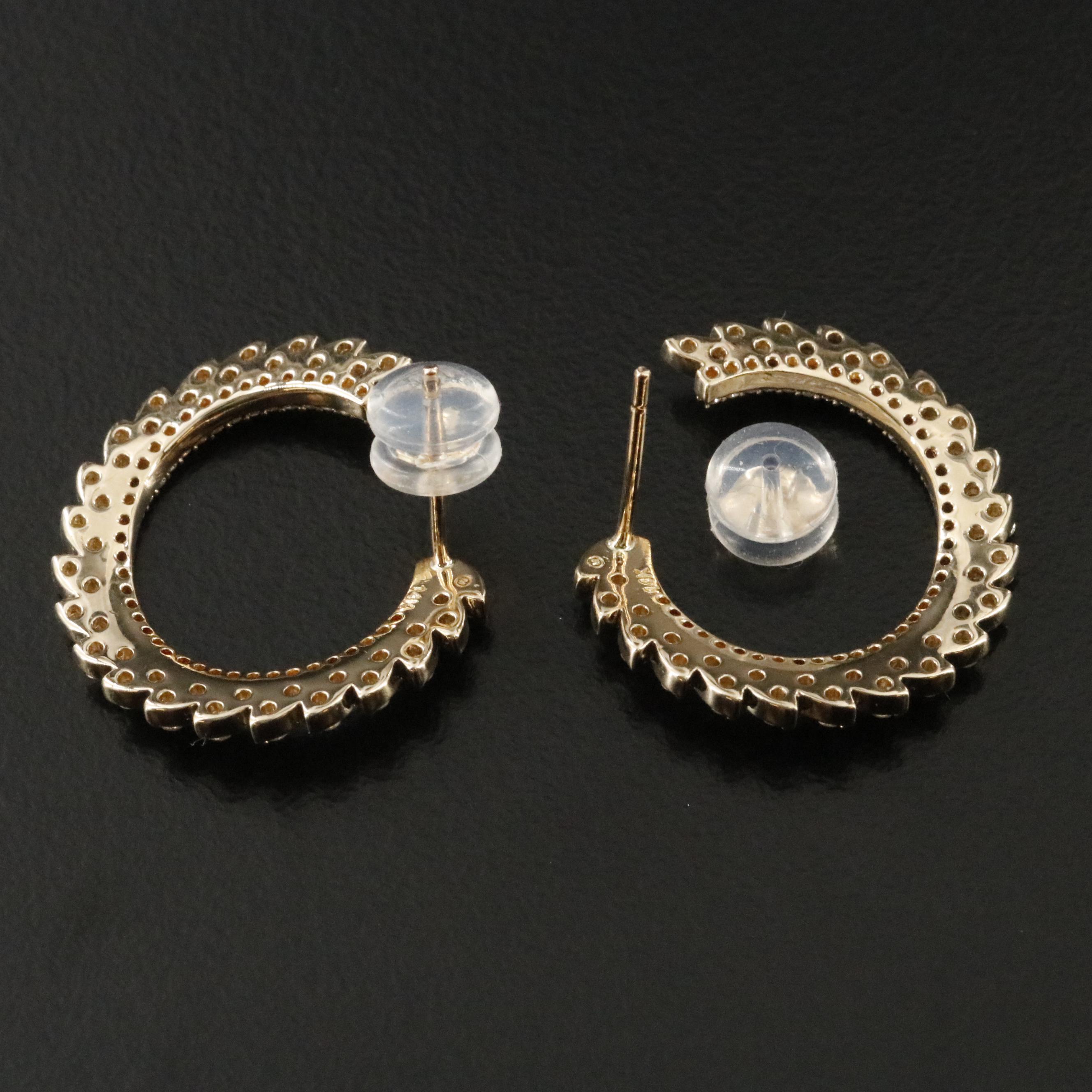 14K 1.00 CTW Diamond Earrings