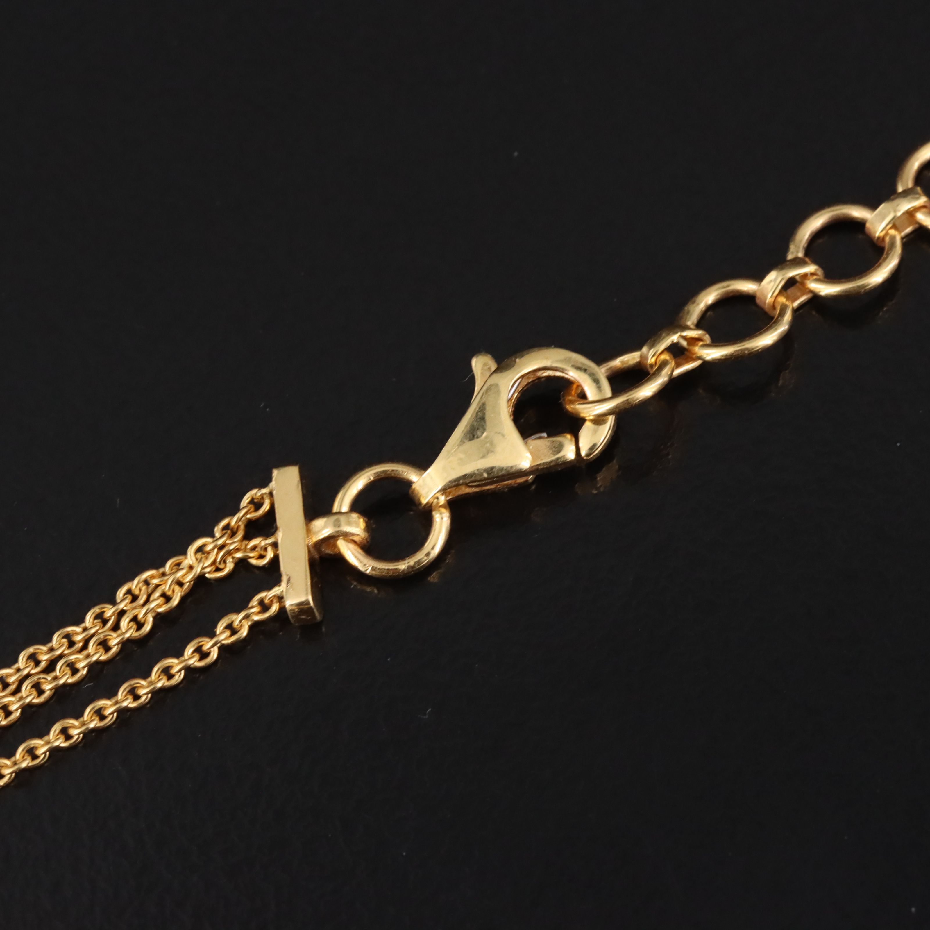 14K 6.29 CTW Diamond Layered Necklace with GIA Report