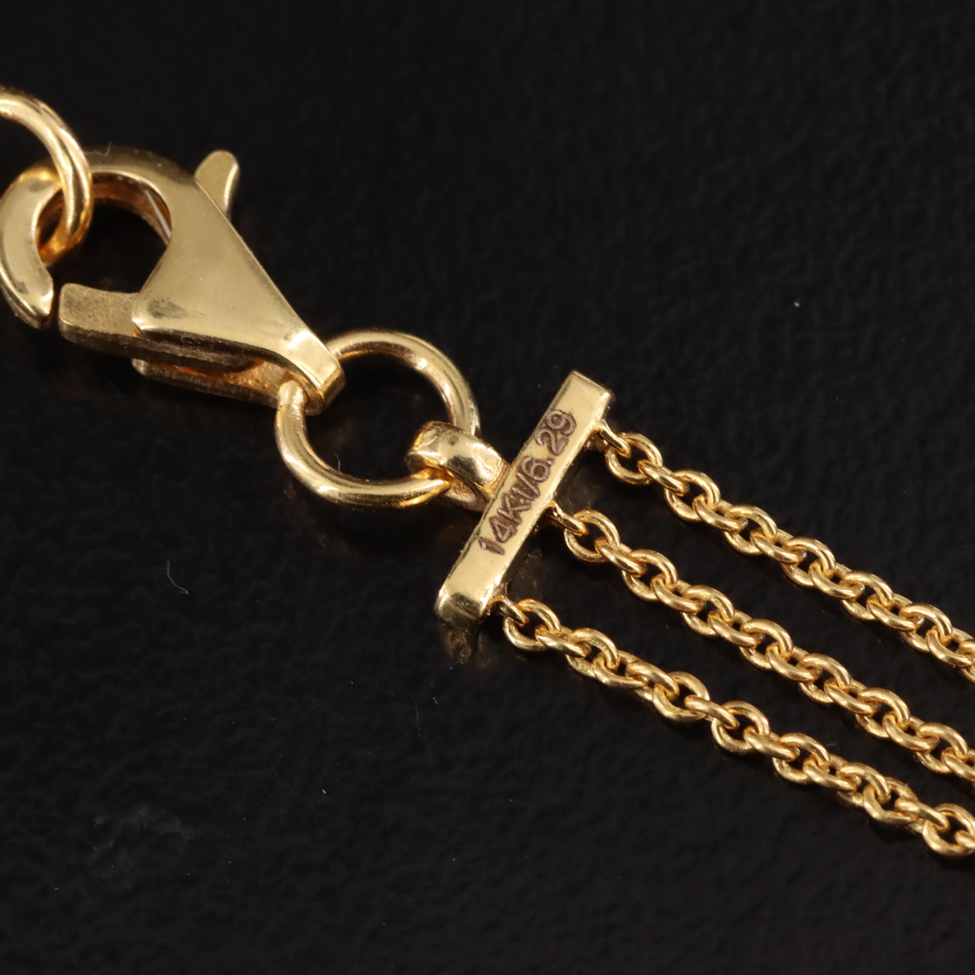 14K 6.29 CTW Diamond Layered Necklace with GIA Report