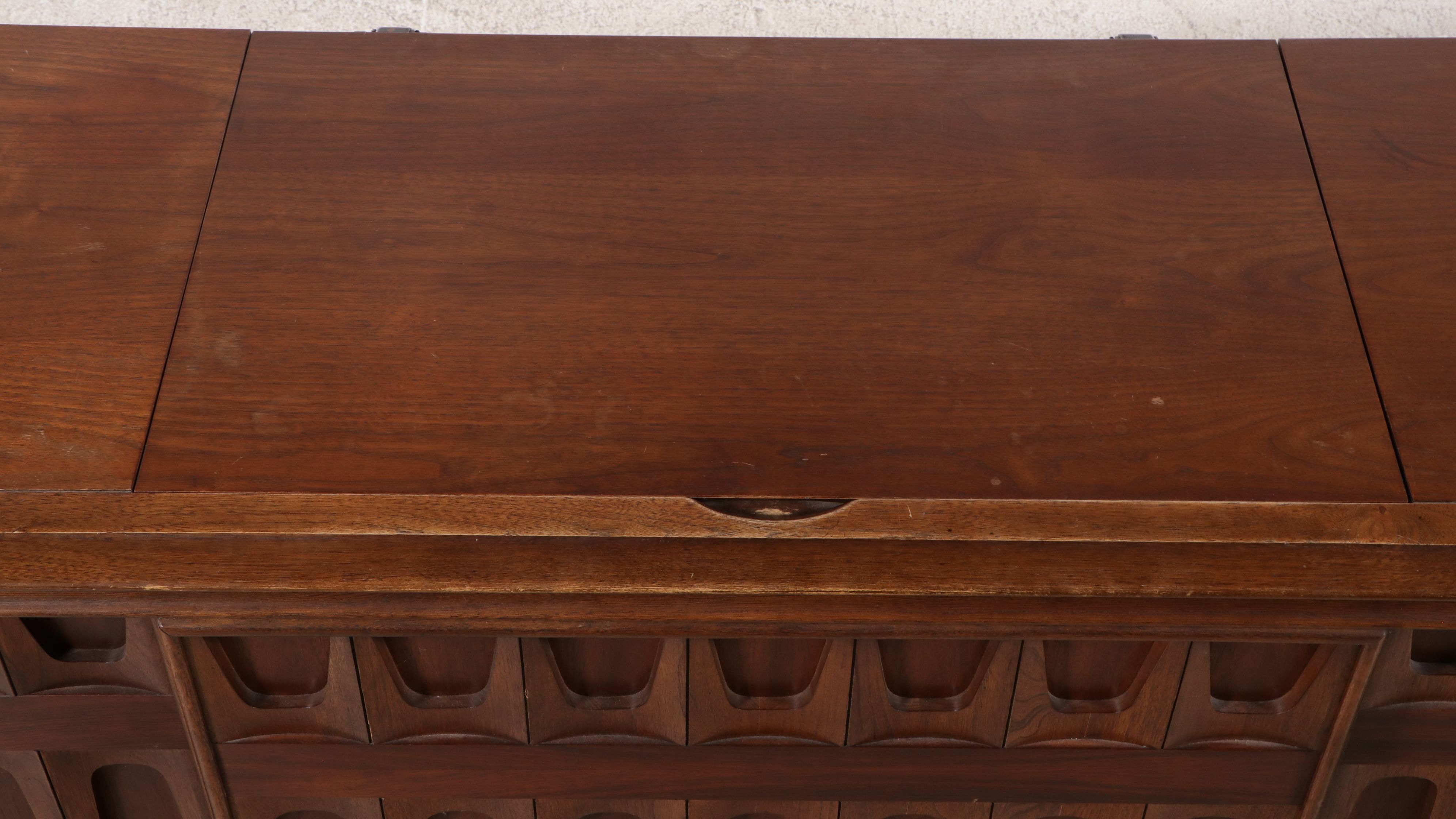 Mid Century Modern RCA Victor-Victrola Walnut Record Player Cabinet