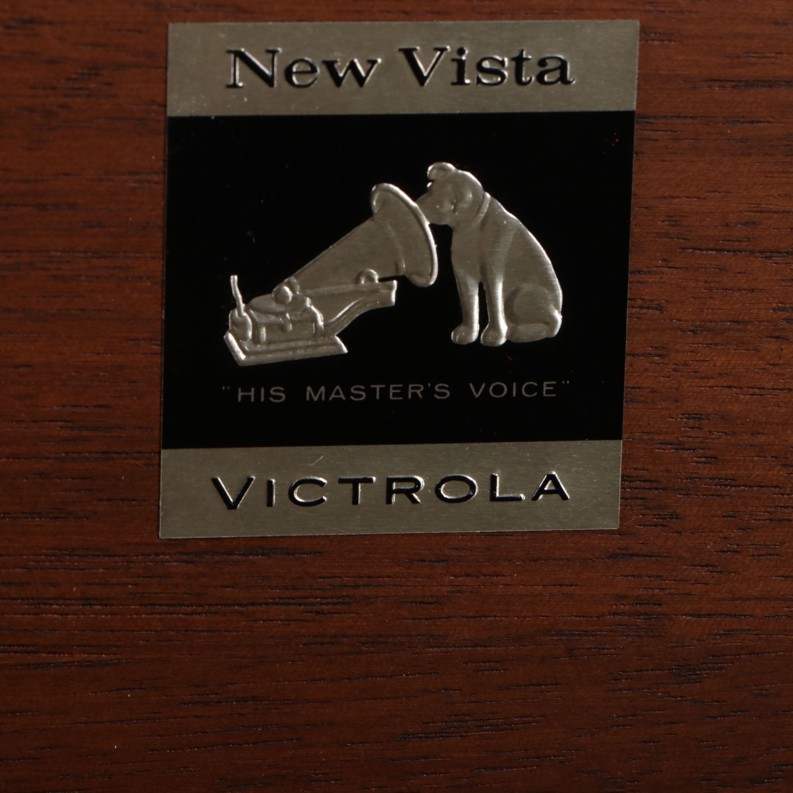 Mid Century Modern RCA Victor-Victrola Walnut Record Player Cabinet