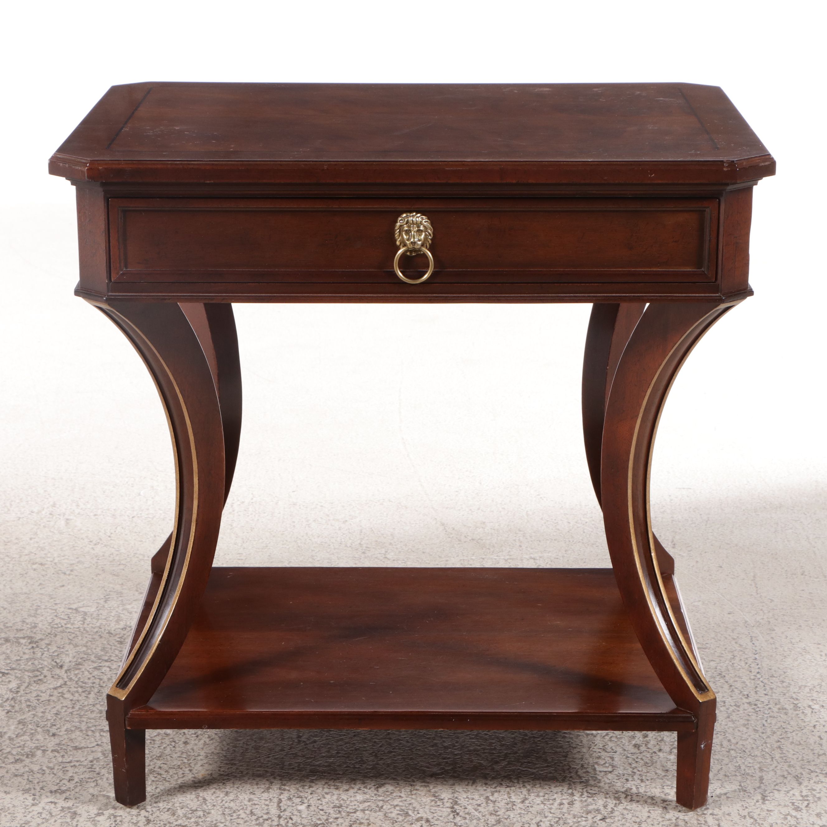 Baker Furniture Historical Charleston Reproductions Mahogany Side Table