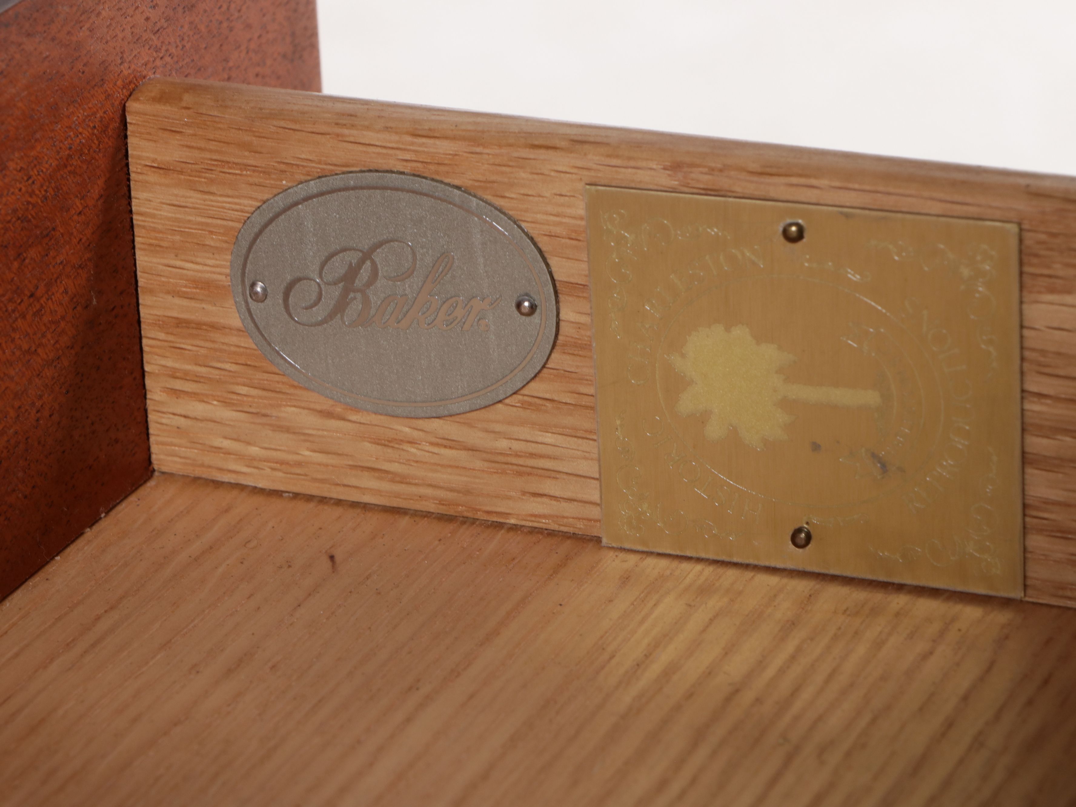 Baker Furniture Historical Charleston Reproductions Mahogany Side Table