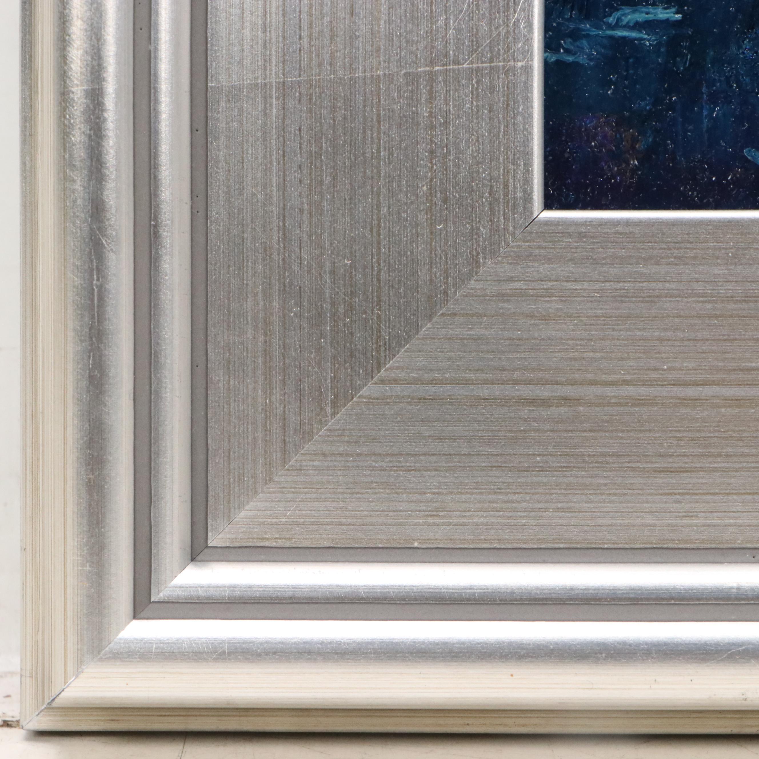 James Baldoumas Oil Painting "Water Lily Reflections," 2025