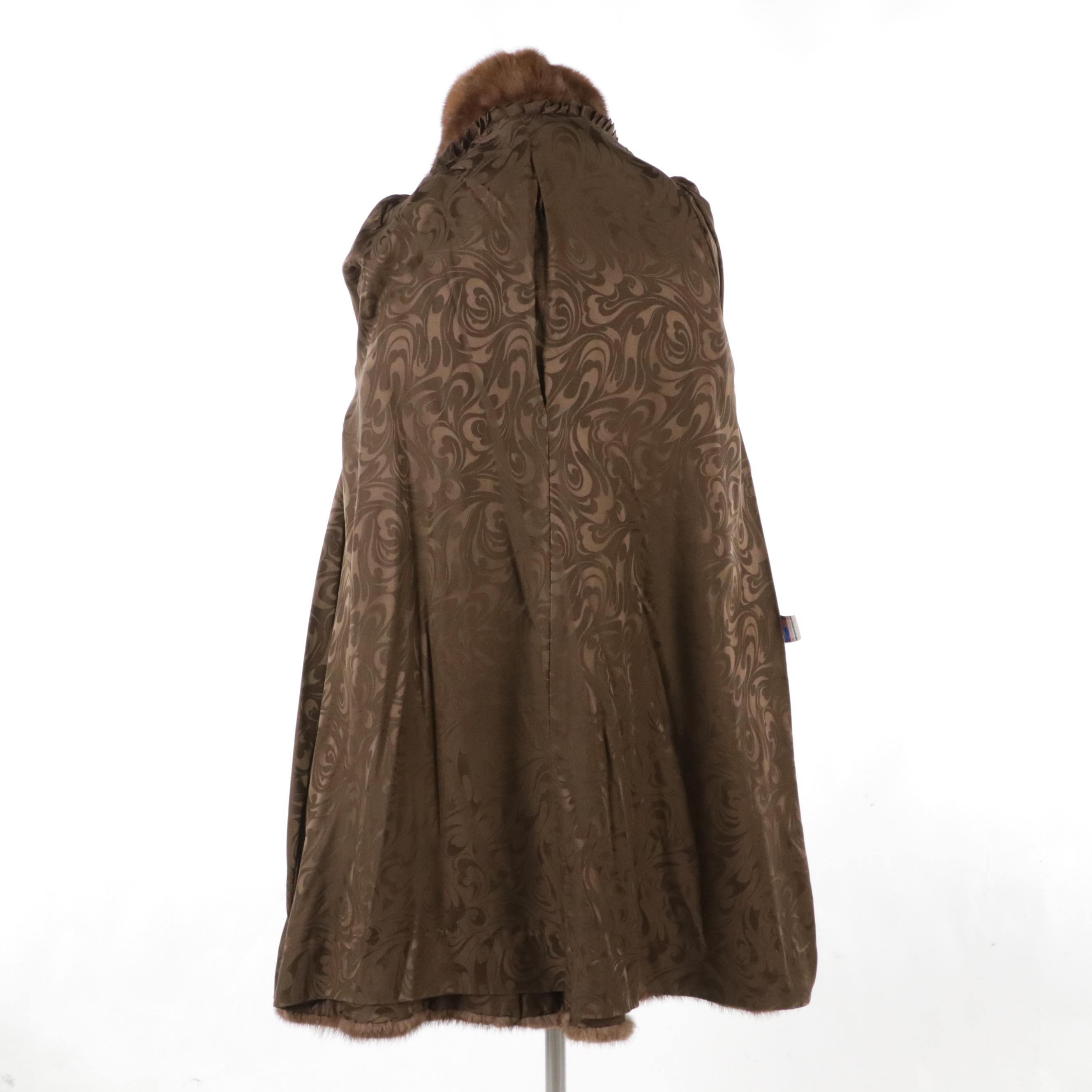 Pastel Mink Fur Stroller from Maximilian Altamoda