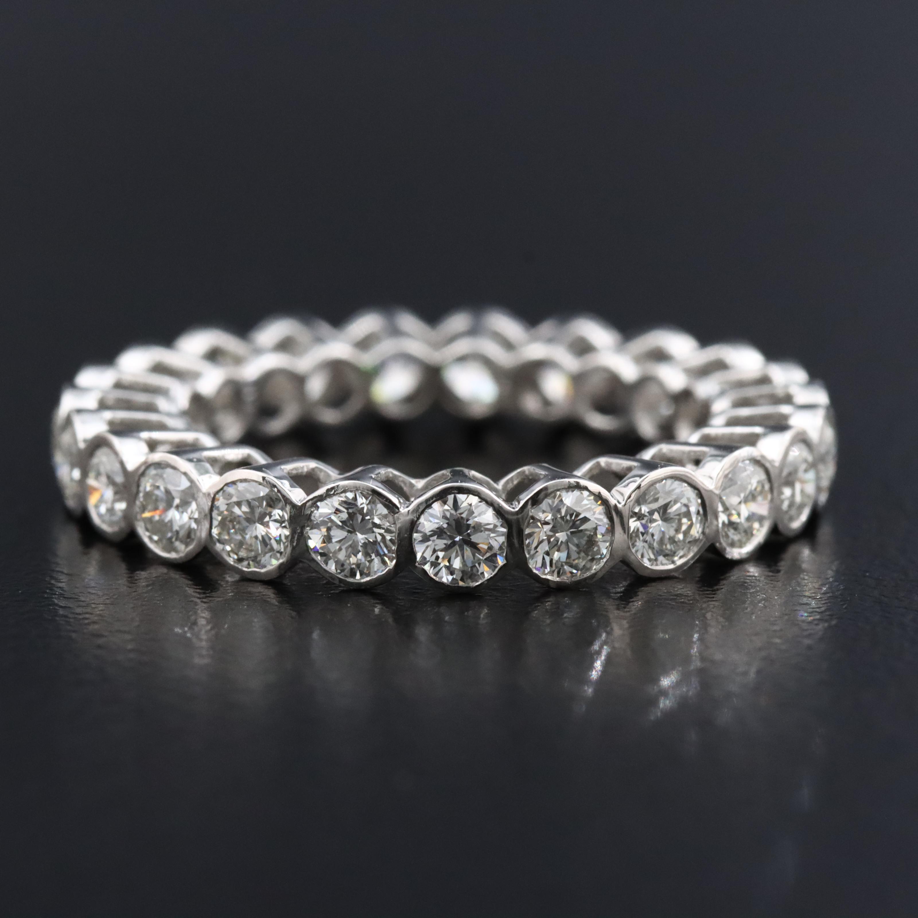 Platinum 1.97 CTW Diamond Eternity Band